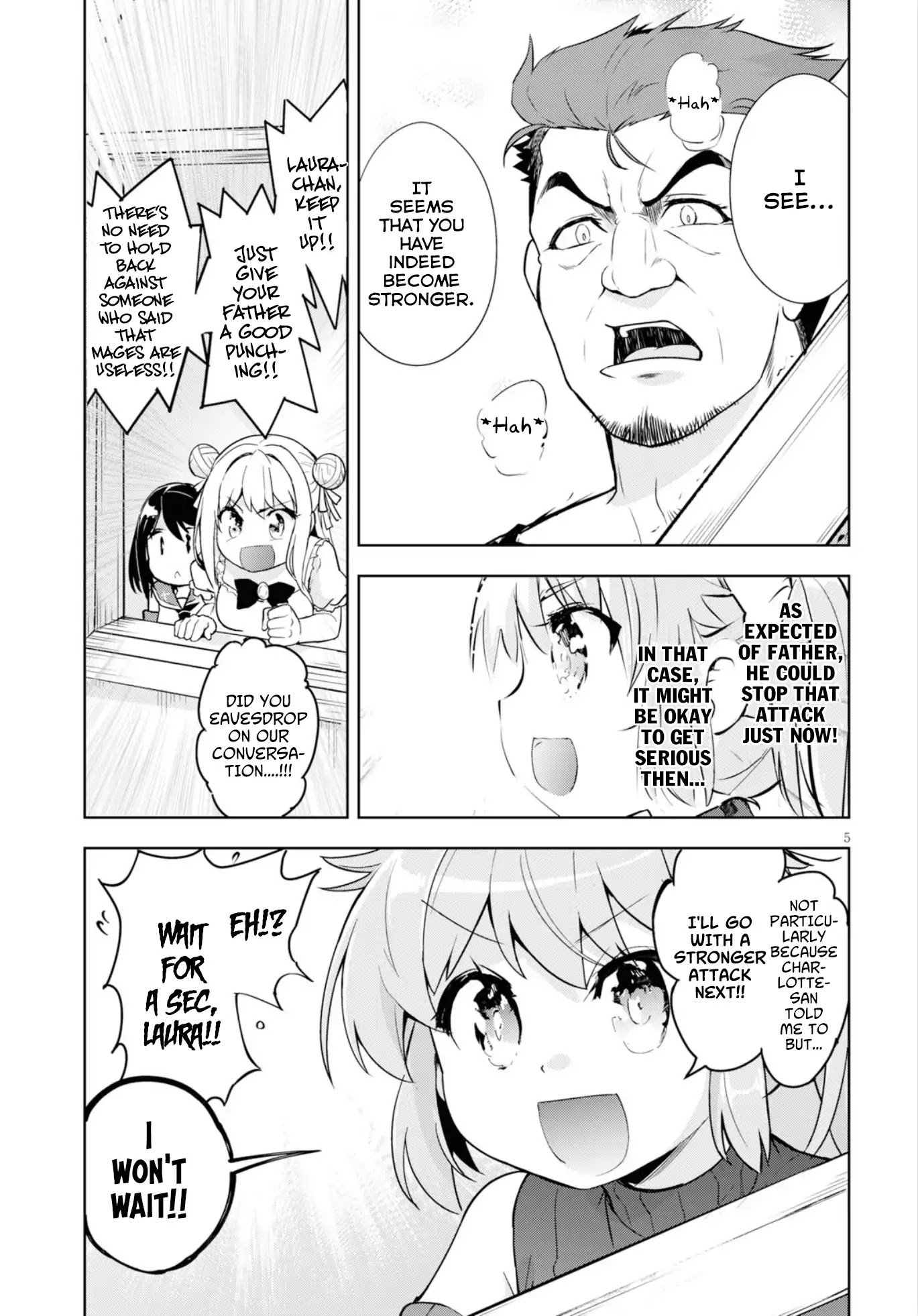 Kenshi o Mezashite Nyūgaku Shitanoni Mahō Tekisei 9999 Nandesukedo!? Chapter 12 page 6 - Chapter 12: Father "Serious Mode"!