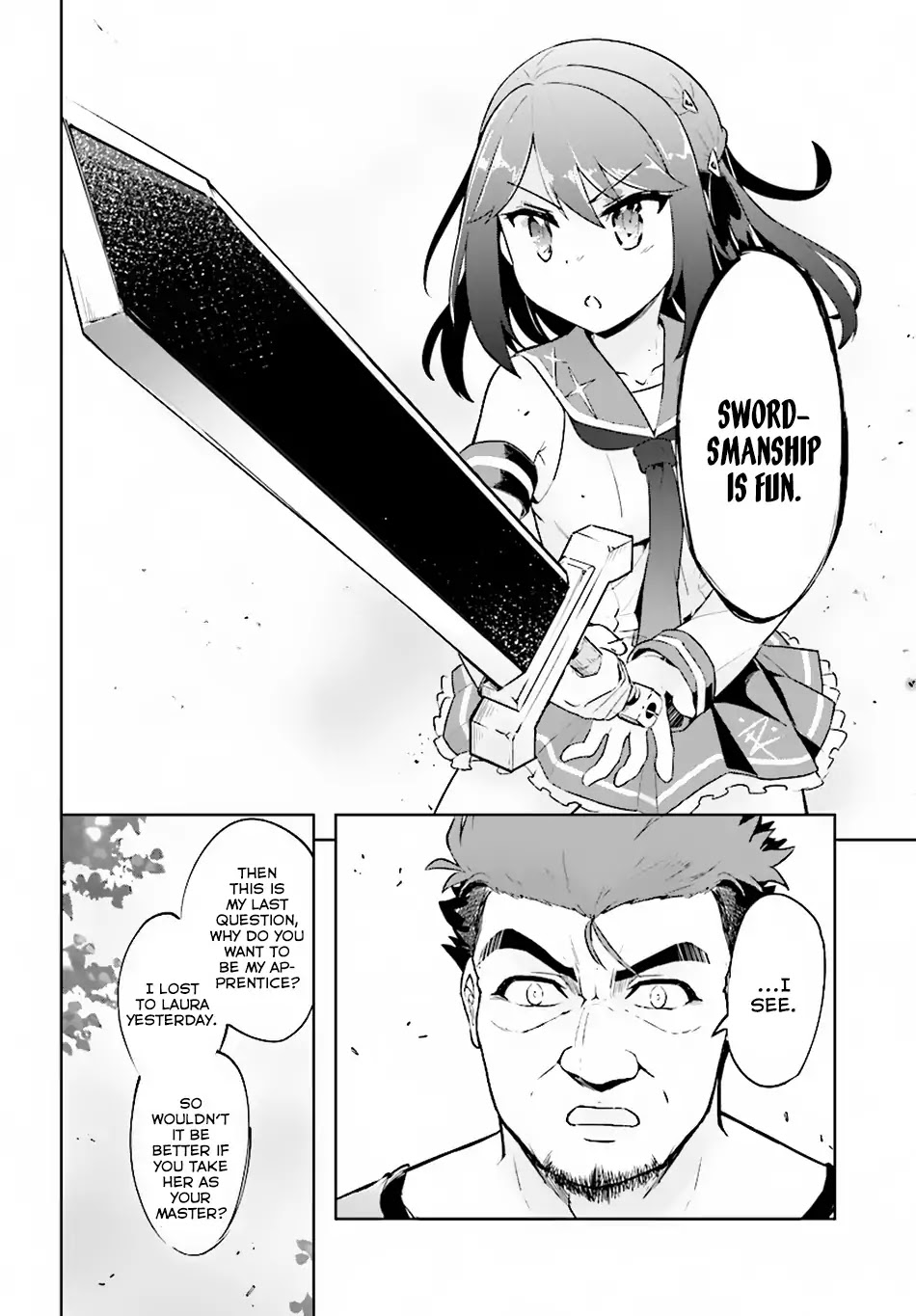 Kenshi o Mezashite Nyūgaku Shitanoni Mahō Tekisei 9999 Nandesukedo!? Chapter 13 page 26 - Chapter 13: Mid-Summer Training!!