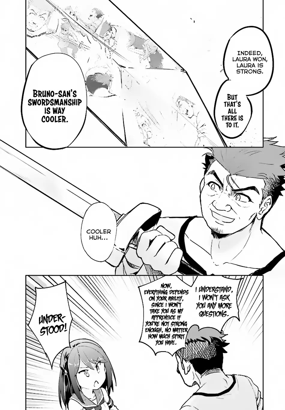 Kenshi o Mezashite Nyūgaku Shitanoni Mahō Tekisei 9999 Nandesukedo!? Chapter 13 page 27 - Chapter 13: Mid-Summer Training!!
