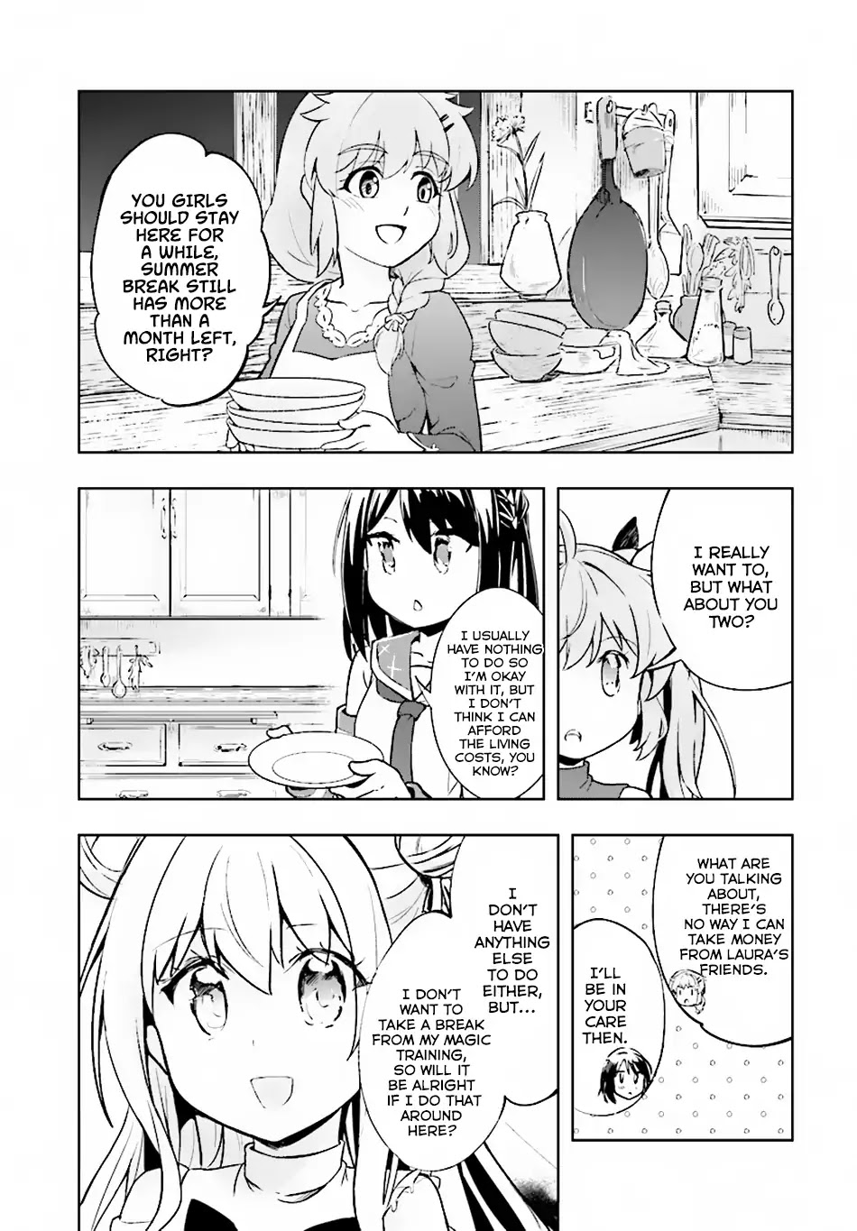 Kenshi o Mezashite Nyūgaku Shitanoni Mahō Tekisei 9999 Nandesukedo!? Chapter 13 page 5 - Chapter 13: Mid-Summer Training!!