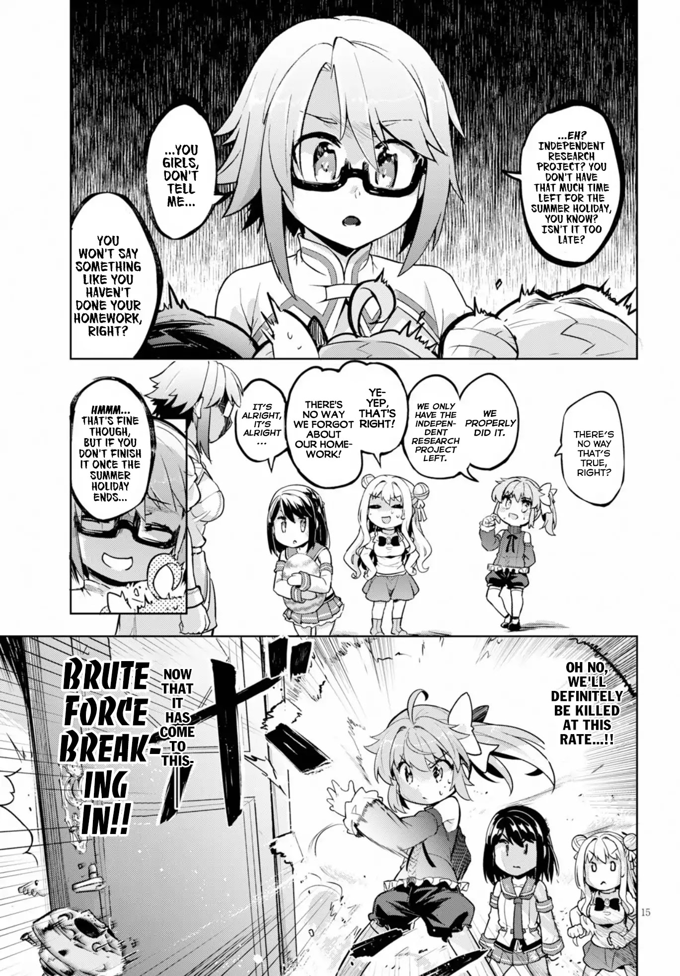 Kenshi o Mezashite Nyūgaku Shitanoni Mahō Tekisei 9999 Nandesukedo!? Chapter 14 page 16 - Chapter 14: Independent Research Project