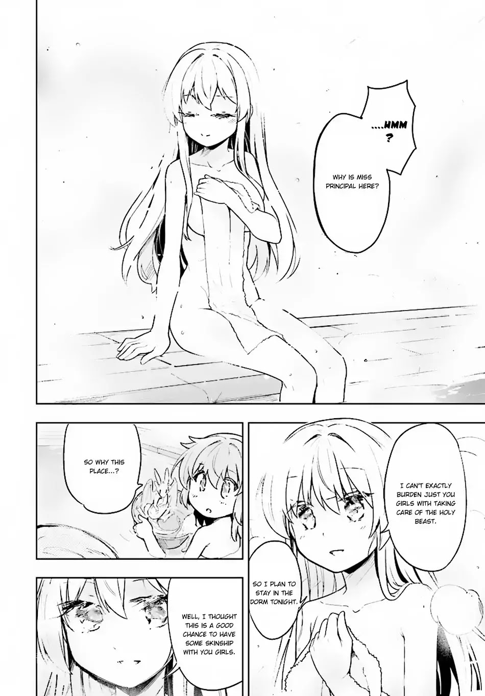 Kenshi o Mezashite Nyūgaku Shitanoni Mahō Tekisei 9999 Nandesukedo!? Chapter 15 page 13 - Chapter 15: I've Become the Holy Beast's Mother!?