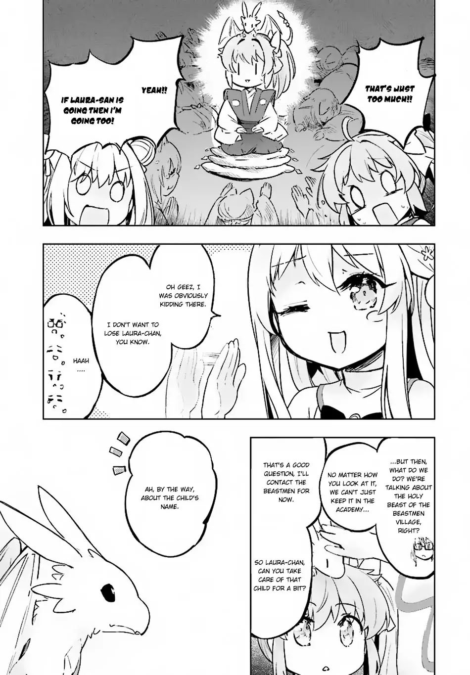 Kenshi o Mezashite Nyūgaku Shitanoni Mahō Tekisei 9999 Nandesukedo!? Chapter 15 page 8 - Chapter 15: I've Become the Holy Beast's Mother!?