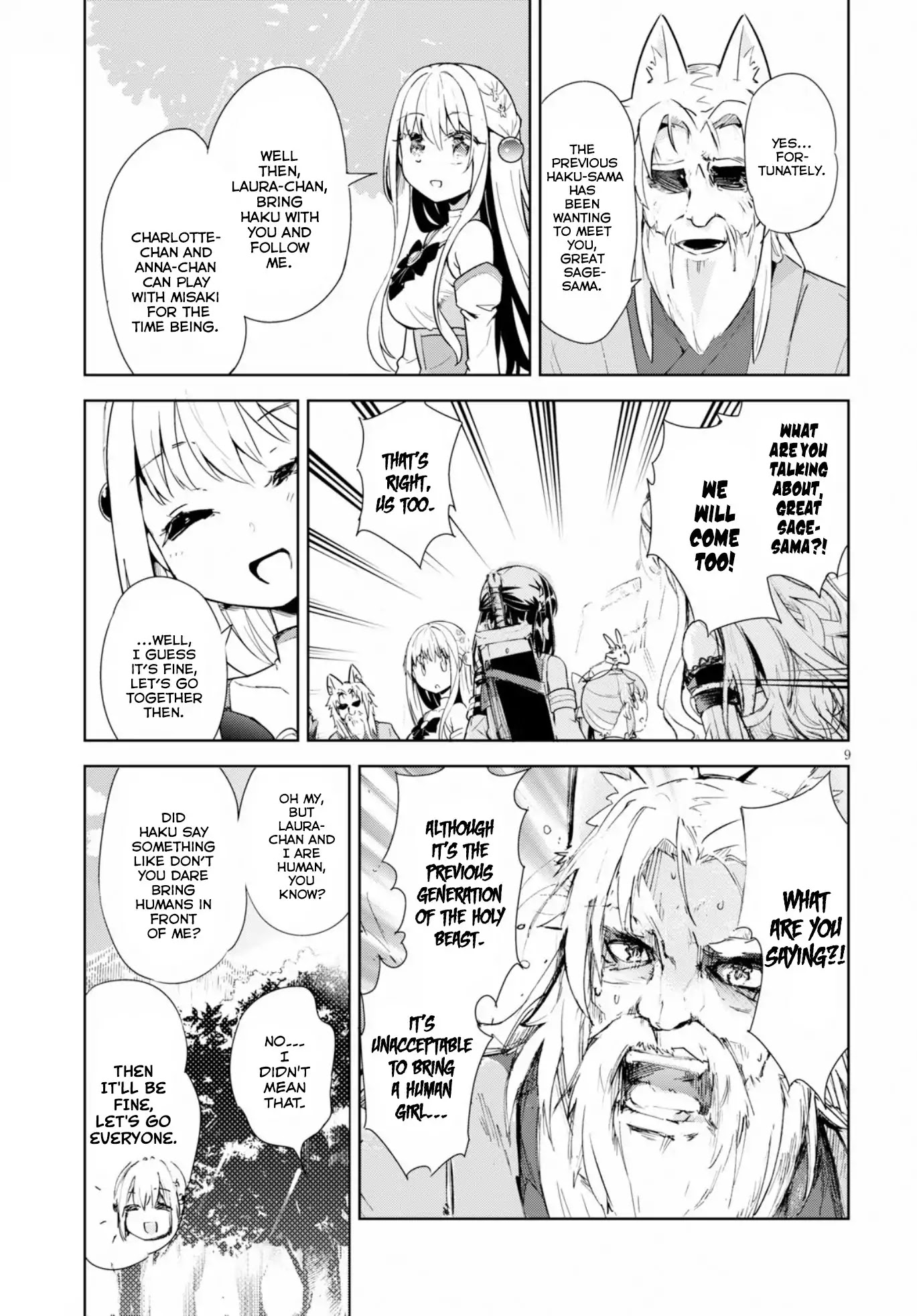 Kenshi o Mezashite Nyūgaku Shitanoni Mahō Tekisei 9999 Nandesukedo!? Chapter 17 page 11 - Chapter 17: Fluff-Till-You-Drop Paradise.
