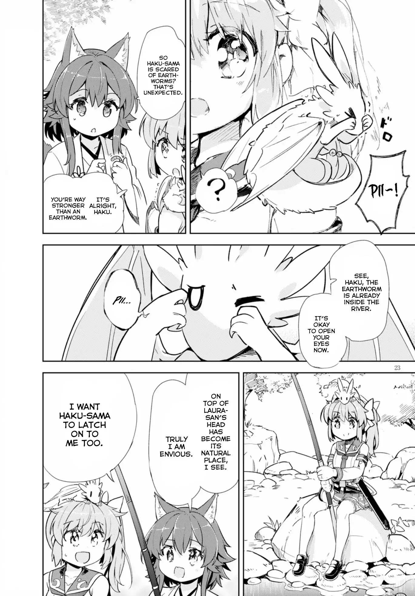 Kenshi o Mezashite Nyūgaku Shitanoni Mahō Tekisei 9999 Nandesukedo!? Chapter 17 page 24 - Chapter 17: Fluff-Till-You-Drop Paradise.