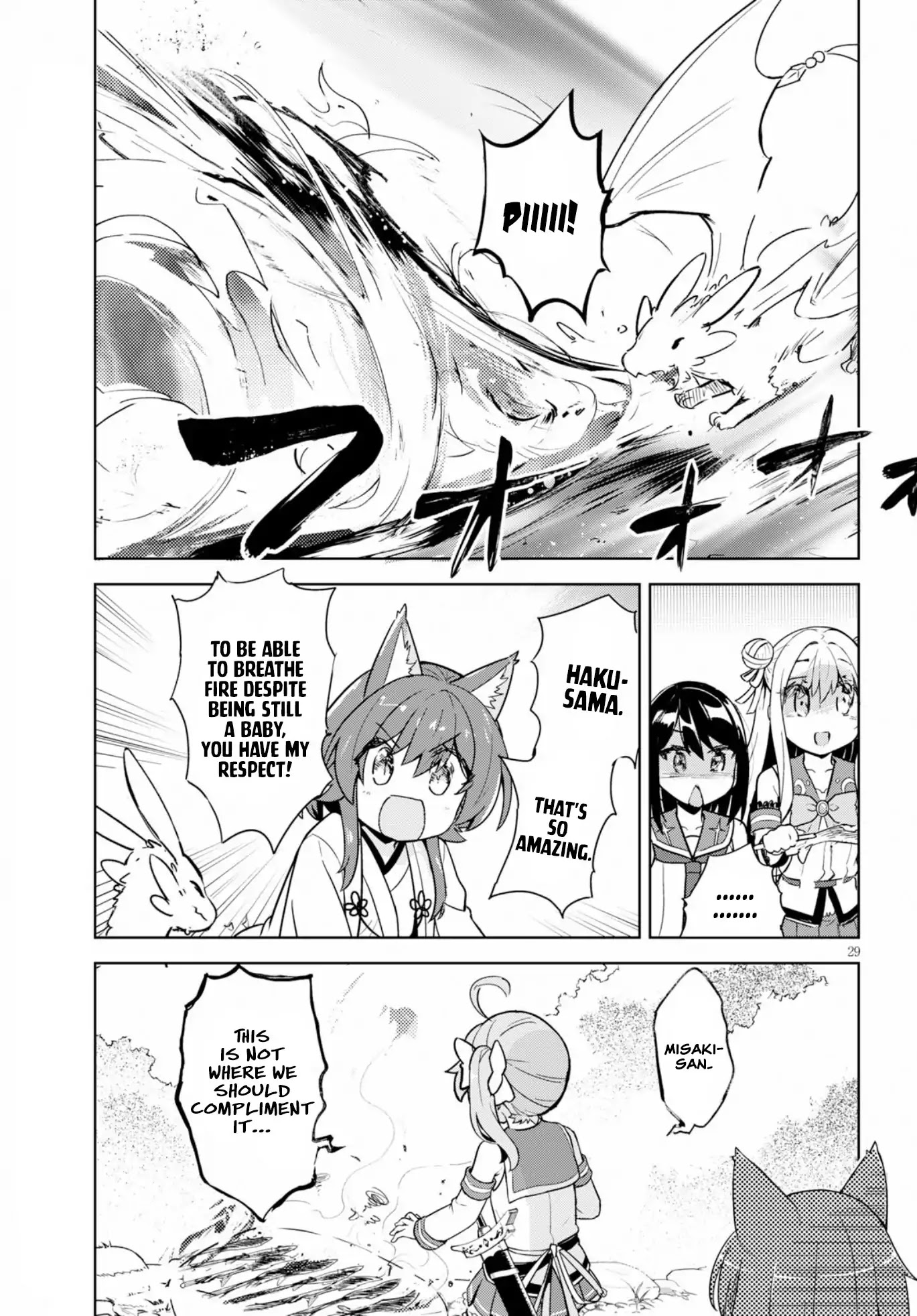 Kenshi o Mezashite Nyūgaku Shitanoni Mahō Tekisei 9999 Nandesukedo!? Chapter 17 page 30 - Chapter 17: Fluff-Till-You-Drop Paradise.