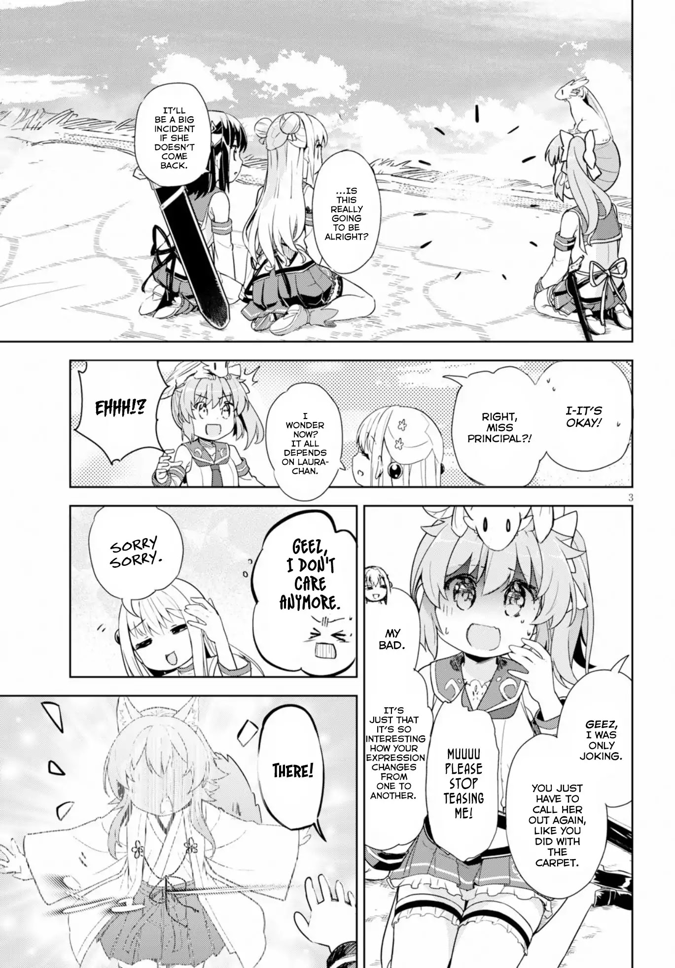 Kenshi o Mezashite Nyūgaku Shitanoni Mahō Tekisei 9999 Nandesukedo!? Chapter 17 page 5 - Chapter 17: Fluff-Till-You-Drop Paradise.