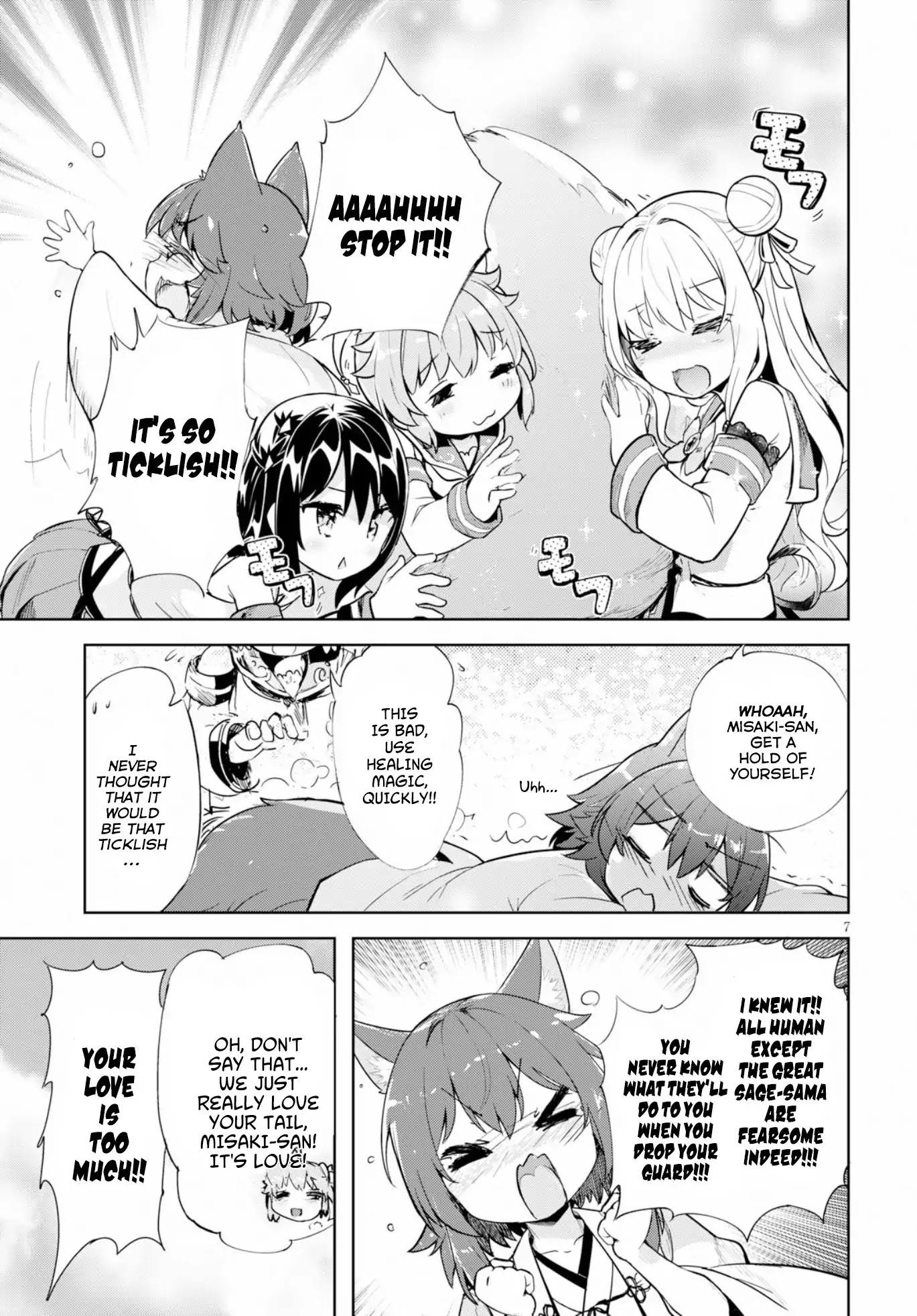 Kenshi o Mezashite Nyūgaku Shitanoni Mahō Tekisei 9999 Nandesukedo!? Chapter 17 page 9 - Chapter 17: Fluff-Till-You-Drop Paradise.