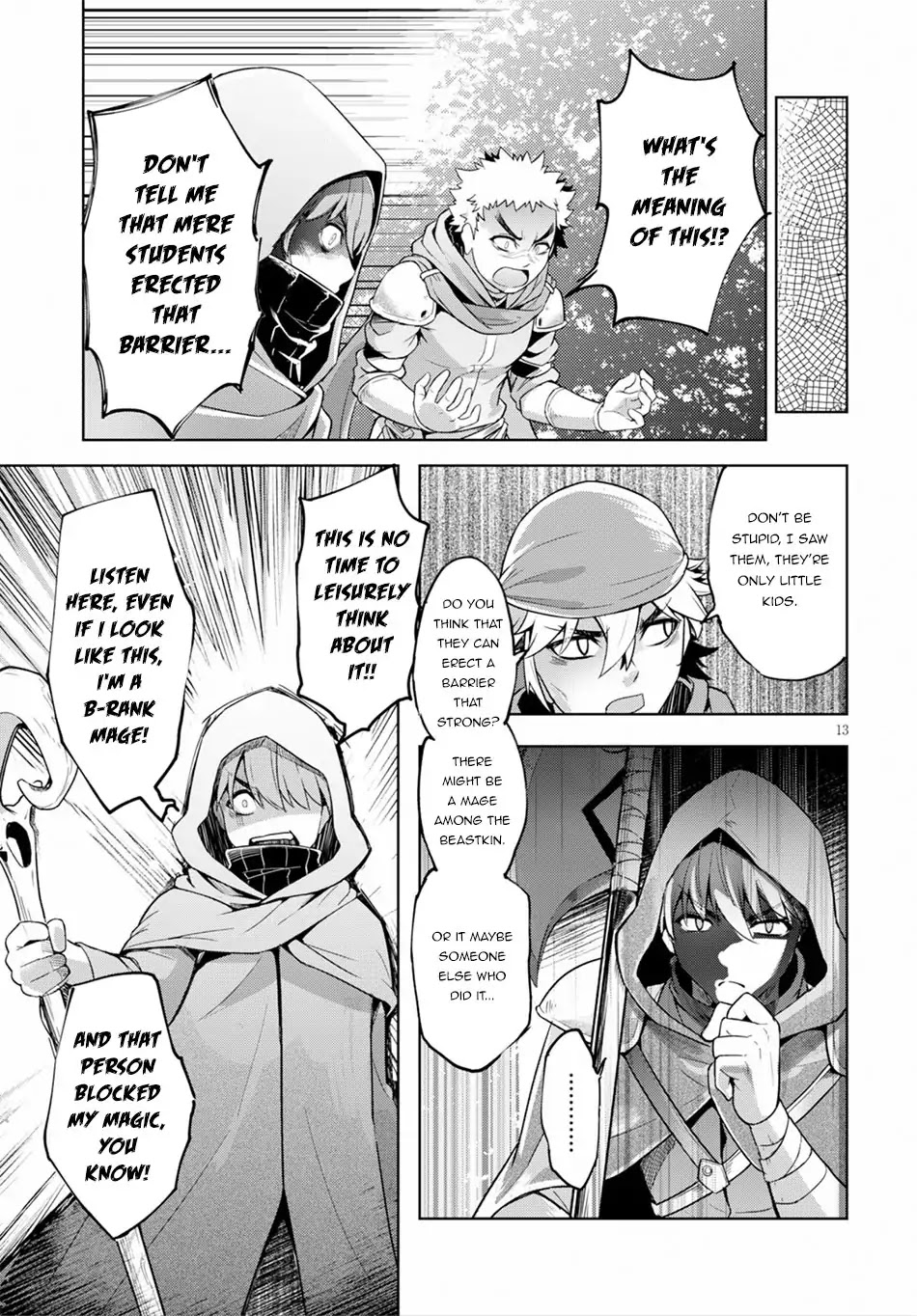Kenshi o Mezashite Nyūgaku Shitanoni Mahō Tekisei 9999 Nandesukedo!? Chapter 18 page 14 - Chapter 18: The Villains Have Come Attacking