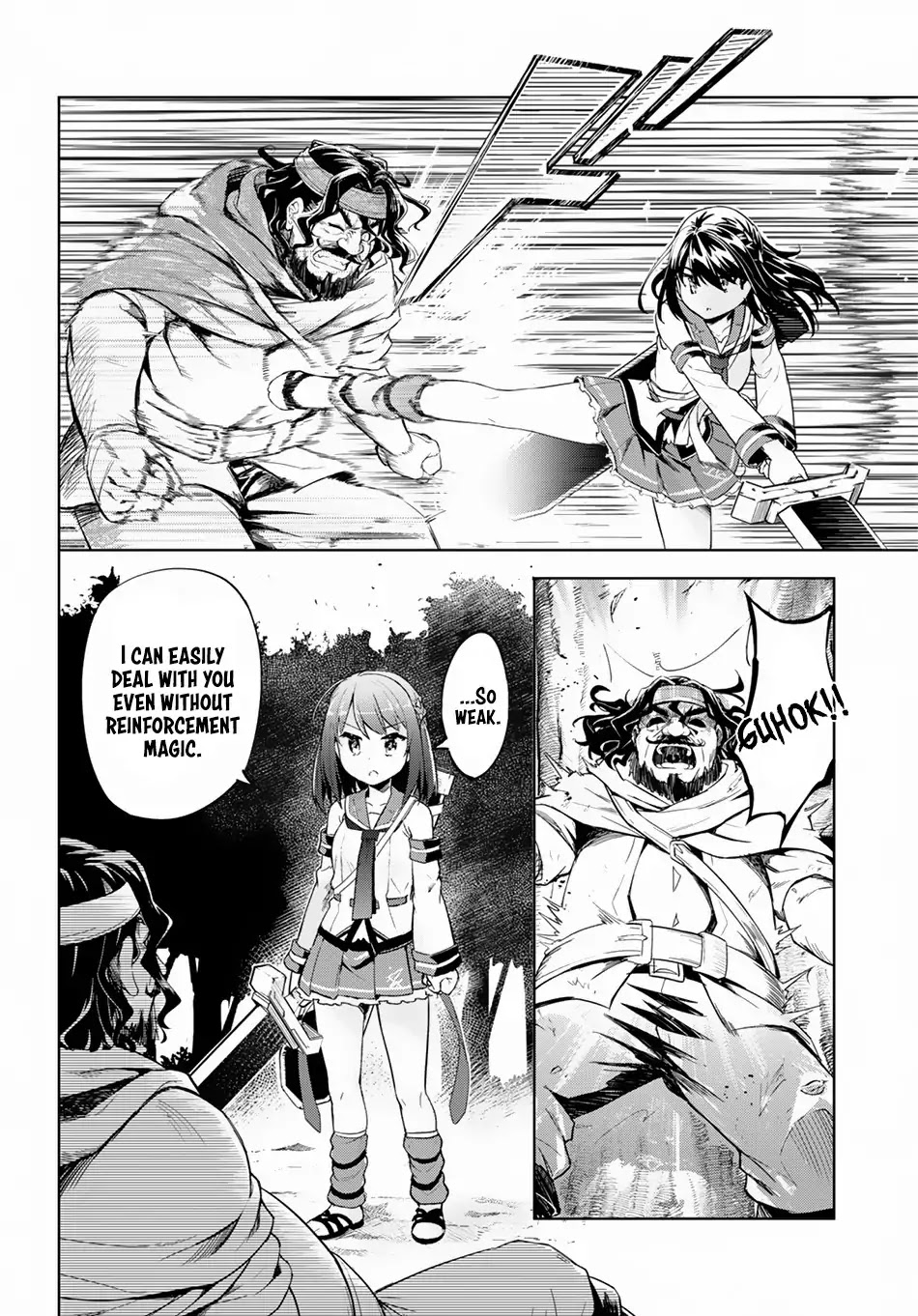 Kenshi o Mezashite Nyūgaku Shitanoni Mahō Tekisei 9999 Nandesukedo!? Chapter 19 page 17 - Chapter 19: Eliminating the Bad Guys!