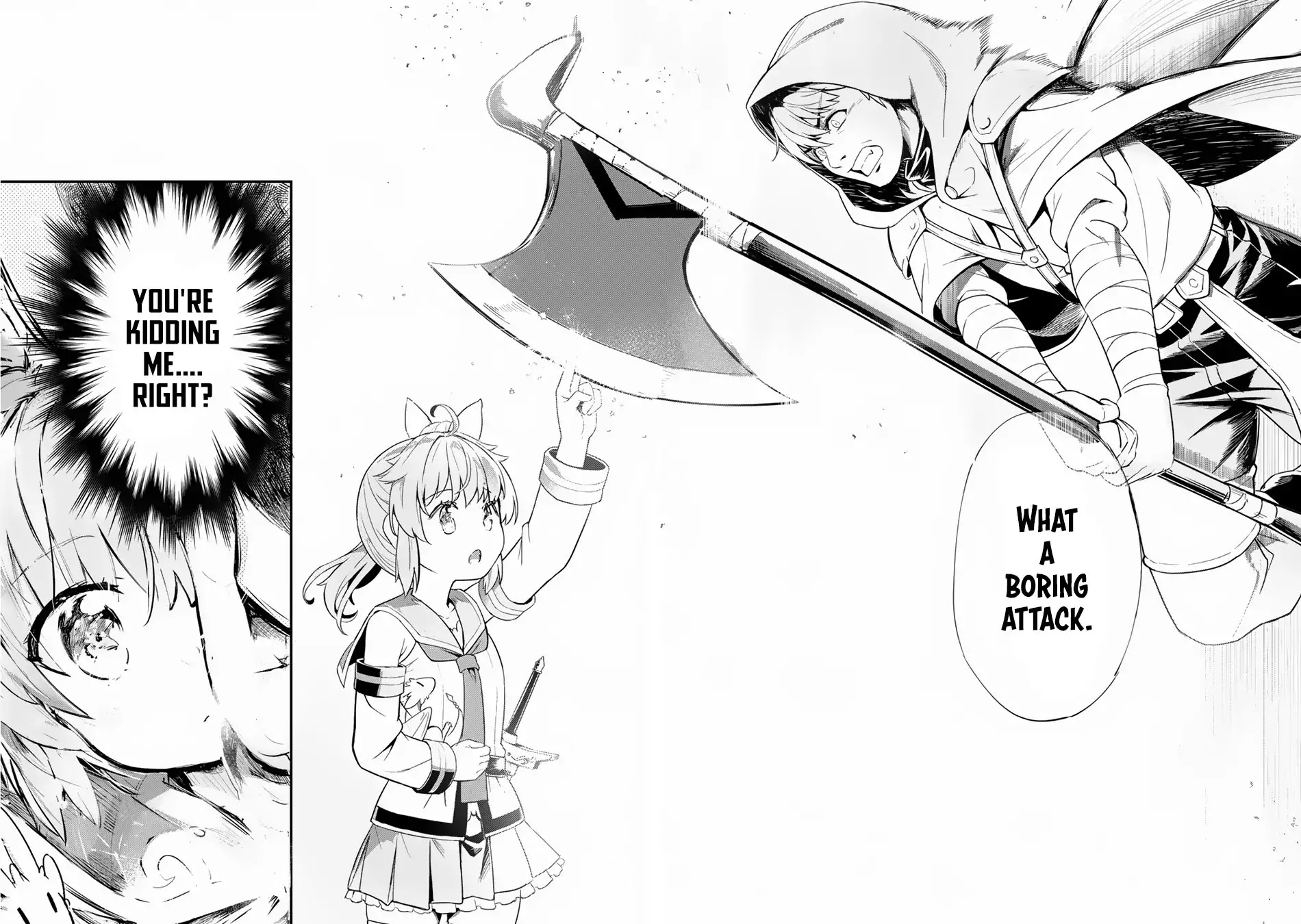 Kenshi o Mezashite Nyūgaku Shitanoni Mahō Tekisei 9999 Nandesukedo!? Chapter 19 page 21 - Chapter 19: Eliminating the Bad Guys!