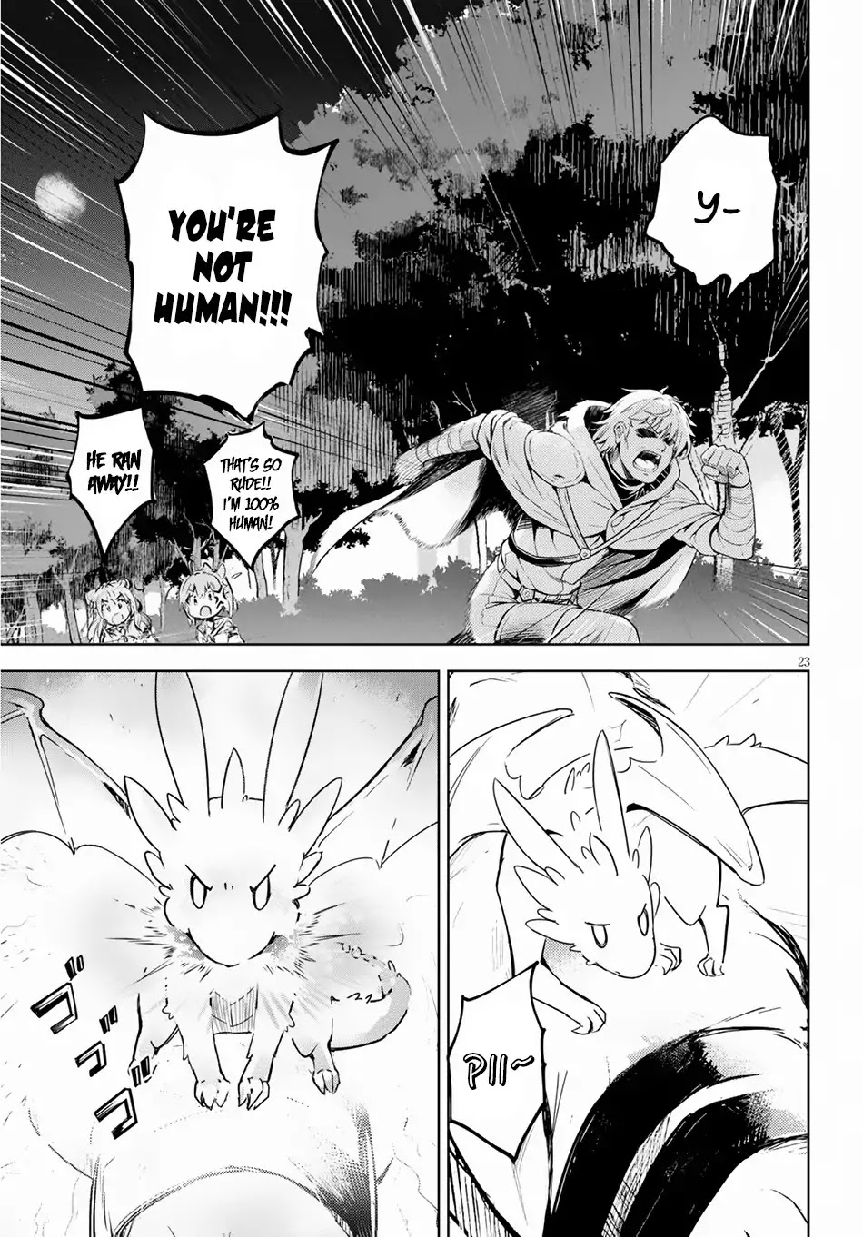 Kenshi o Mezashite Nyūgaku Shitanoni Mahō Tekisei 9999 Nandesukedo!? Chapter 19 page 25 - Chapter 19: Eliminating the Bad Guys!