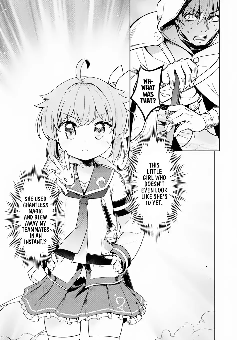 Kenshi o Mezashite Nyūgaku Shitanoni Mahō Tekisei 9999 Nandesukedo!? Chapter 19 page 6 - Chapter 19: Eliminating the Bad Guys!