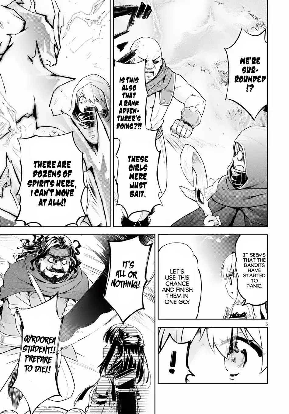Kenshi o Mezashite Nyūgaku Shitanoni Mahō Tekisei 9999 Nandesukedo!? Chapter 19 page 8 - Chapter 19: Eliminating the Bad Guys!