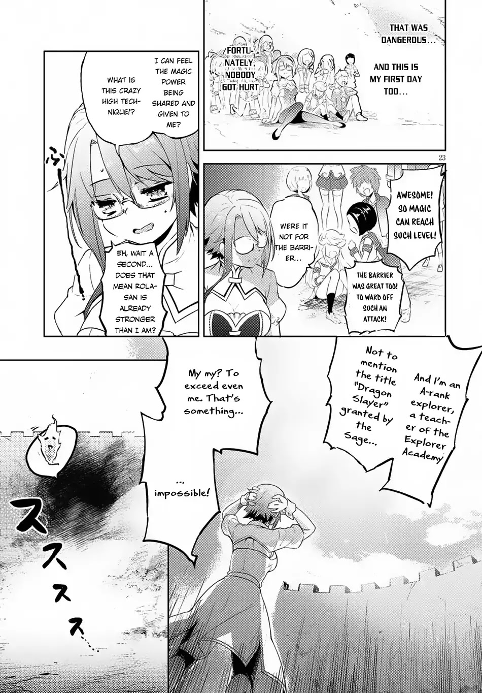 Kenshi o Mezashite Nyūgaku Shitanoni Mahō Tekisei 9999 Nandesukedo!? Chapter 2 page 23 - Chapter 2