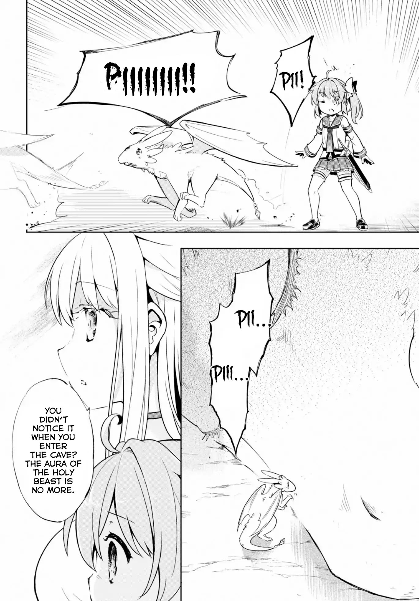 Kenshi o Mezashite Nyūgaku Shitanoni Mahō Tekisei 9999 Nandesukedo!? Chapter 20 page 13 - Chapter 20: Farewell and Reunion