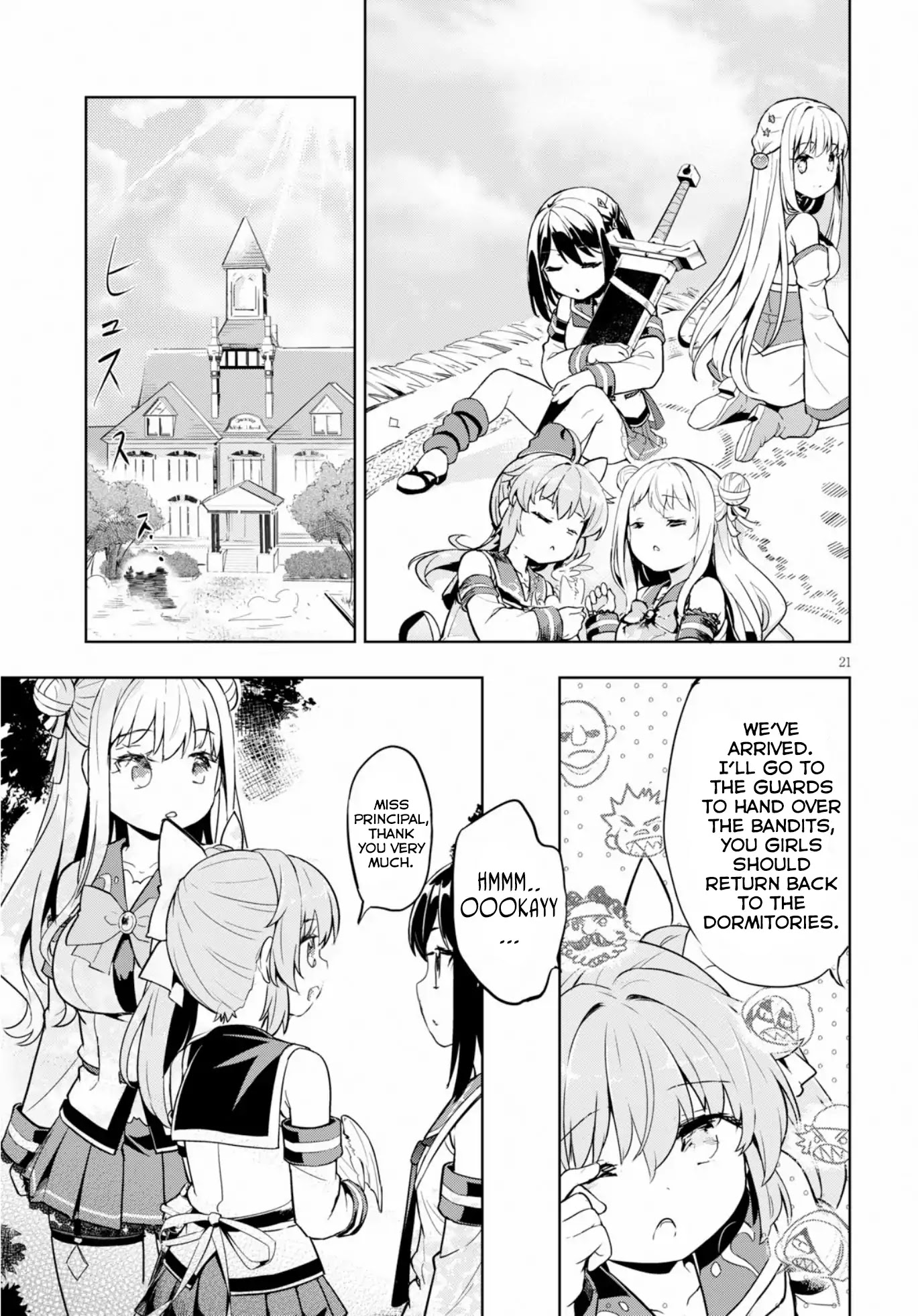 Kenshi o Mezashite Nyūgaku Shitanoni Mahō Tekisei 9999 Nandesukedo!? Chapter 20 page 22 - Chapter 20: Farewell and Reunion