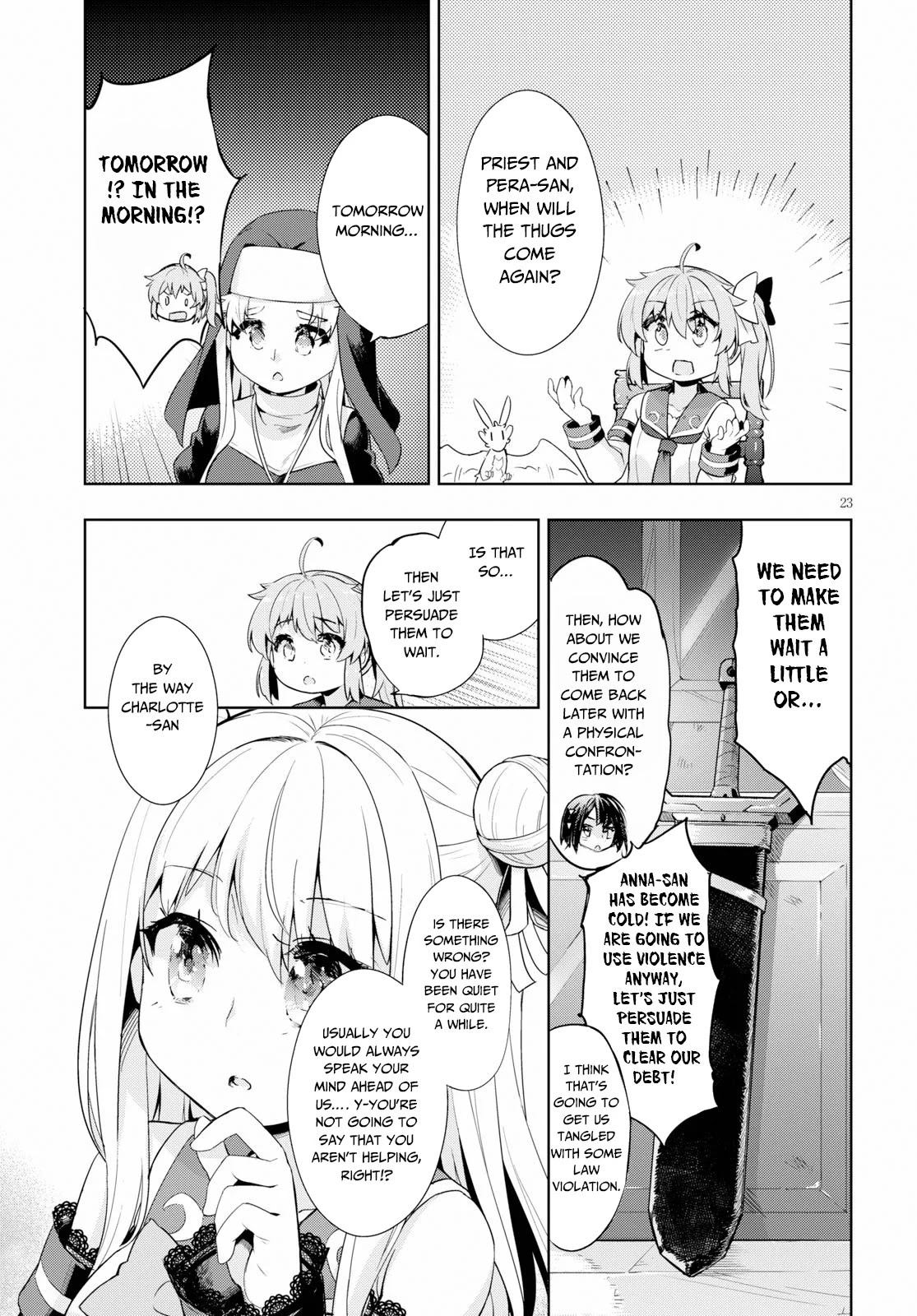 Kenshi o Mezashite Nyūgaku Shitanoni Mahō Tekisei 9999 Nandesukedo!? Chapter 24 page 24 - Chapter 24: Donation and Repayment