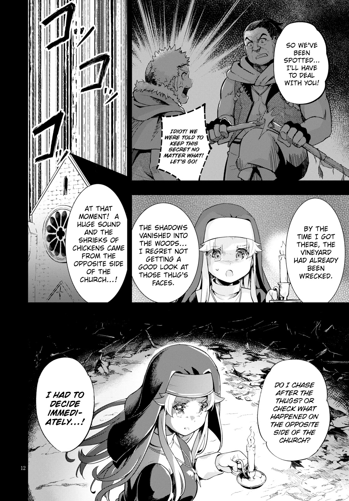 Kenshi o Mezashite Nyūgaku Shitanoni Mahō Tekisei 9999 Nandesukedo!? Chapter 26 page 12 - Chapter 26: The orphange is in trouble again!?