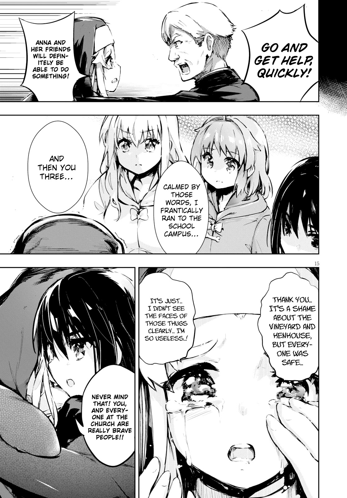 Kenshi o Mezashite Nyūgaku Shitanoni Mahō Tekisei 9999 Nandesukedo!? Chapter 26 page 15 - Chapter 26: The orphange is in trouble again!?