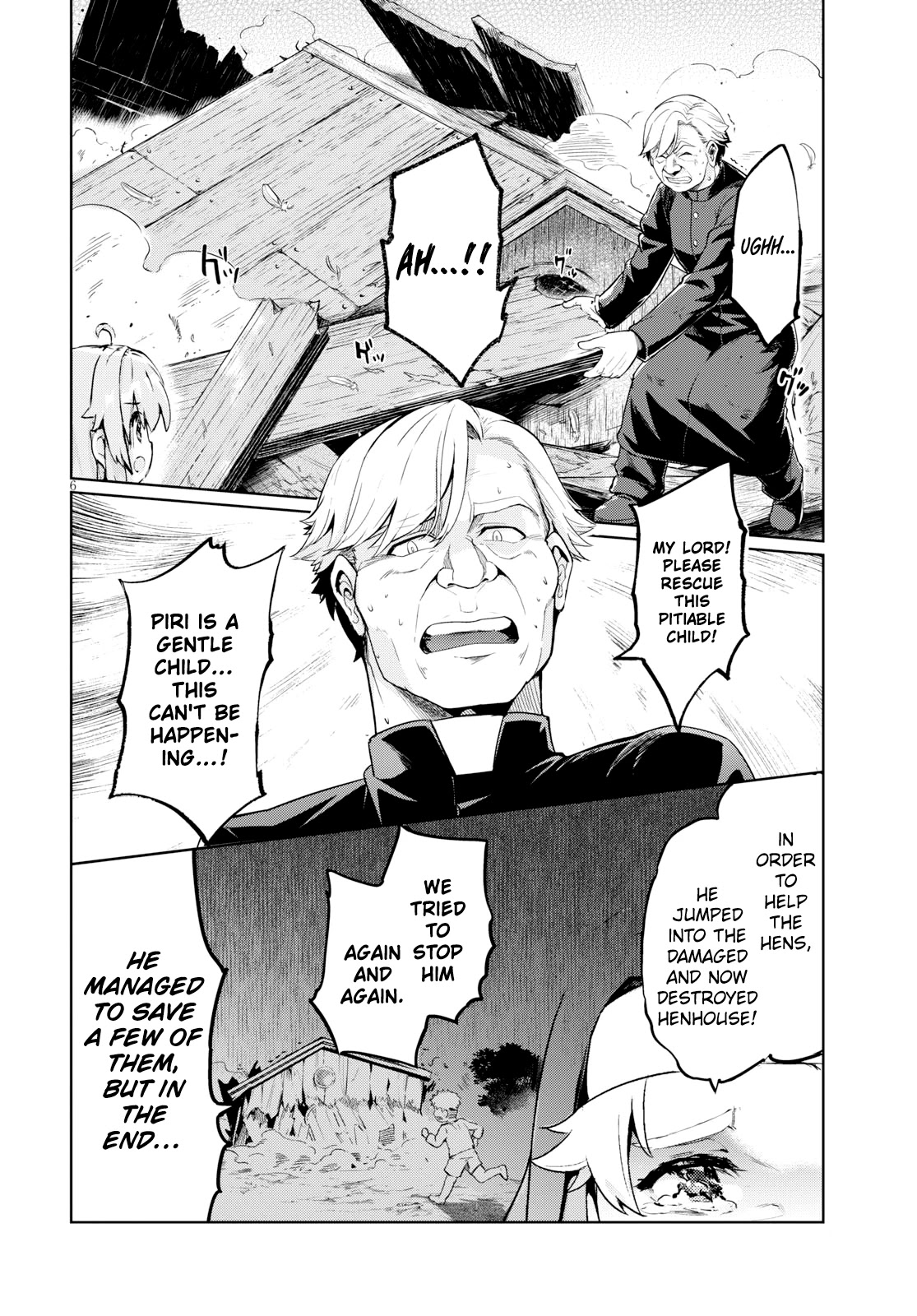 Kenshi o Mezashite Nyūgaku Shitanoni Mahō Tekisei 9999 Nandesukedo!? Chapter 26 page 6 - Chapter 26: The orphange is in trouble again!?