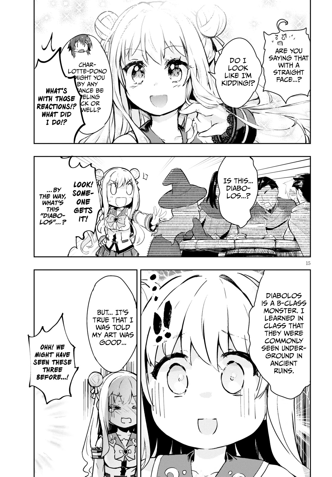 Kenshi o Mezashite Nyūgaku Shitanoni Mahō Tekisei 9999 Nandesukedo!? Chapter 27 page 15 - Chapter 27: Going to a place only adults can go to!