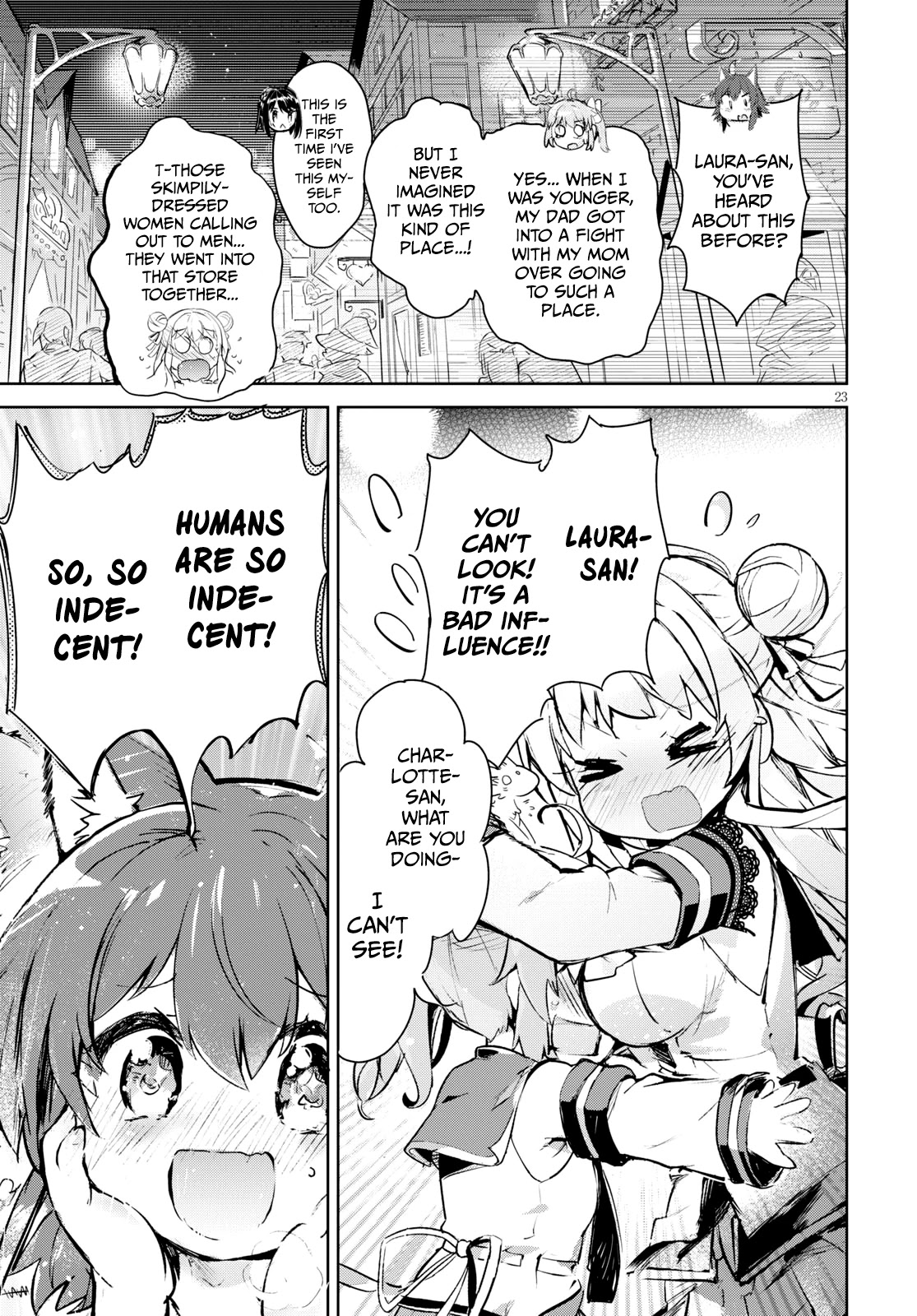 Kenshi o Mezashite Nyūgaku Shitanoni Mahō Tekisei 9999 Nandesukedo!? Chapter 27 page 22 - Chapter 27: Going to a place only adults can go to!