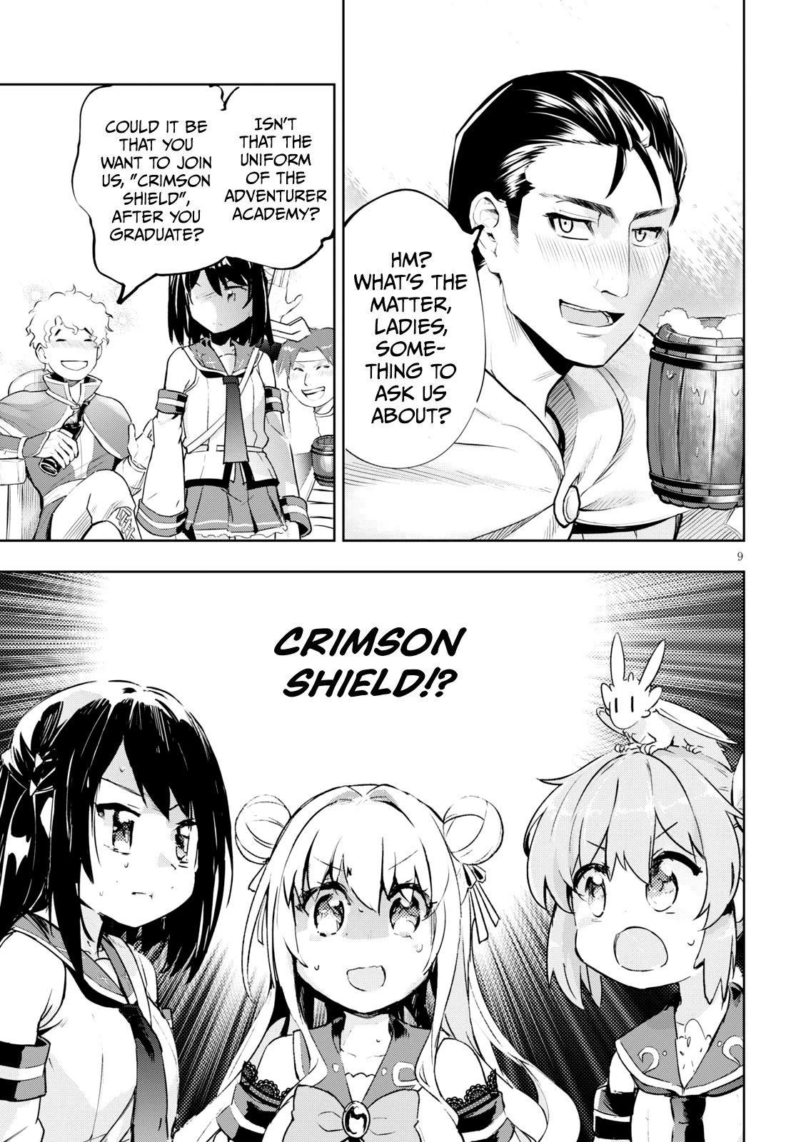 Kenshi o Mezashite Nyūgaku Shitanoni Mahō Tekisei 9999 Nandesukedo!? Chapter 27 page 9 - Chapter 27: Going to a place only adults can go to!