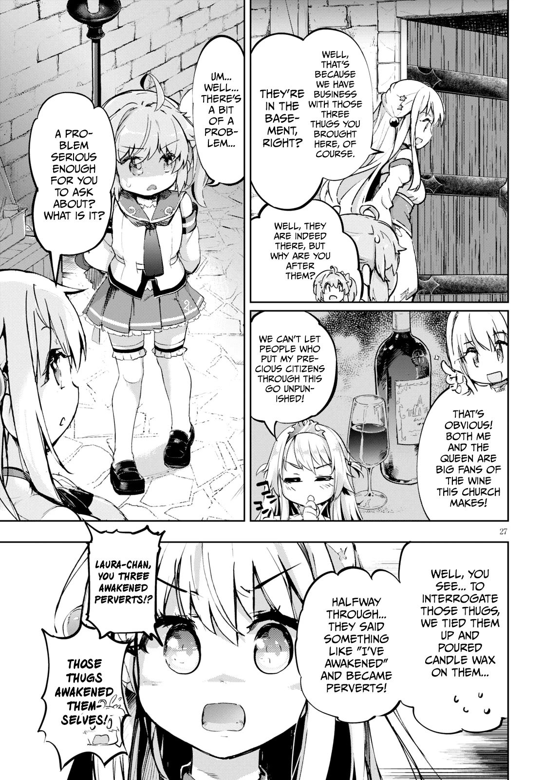 Kenshi o Mezashite Nyūgaku Shitanoni Mahō Tekisei 9999 Nandesukedo!? Chapter 28 page 27 - Chapter 28: Time for judgement!