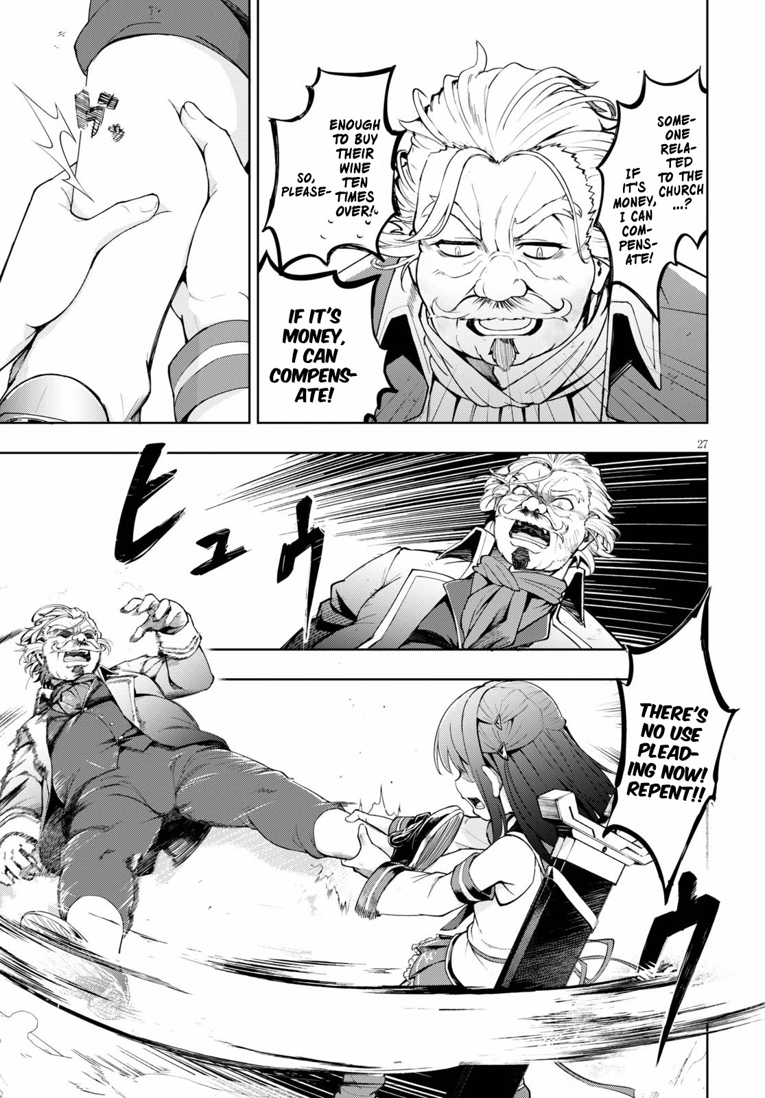 Kenshi o Mezashite Nyūgaku Shitanoni Mahō Tekisei 9999 Nandesukedo!? Chapter 29 page 27 - Chapter 29: Arresting the mastermind!