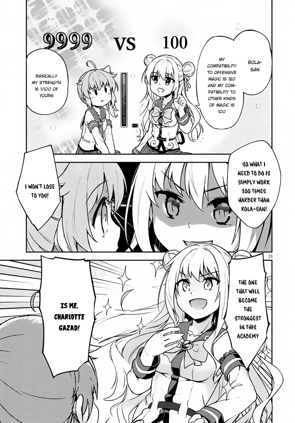 Kenshi o Mezashite Nyūgaku Shitanoni Mahō Tekisei 9999 Nandesukedo!? Chapter 3 page 14 - Chapter 3