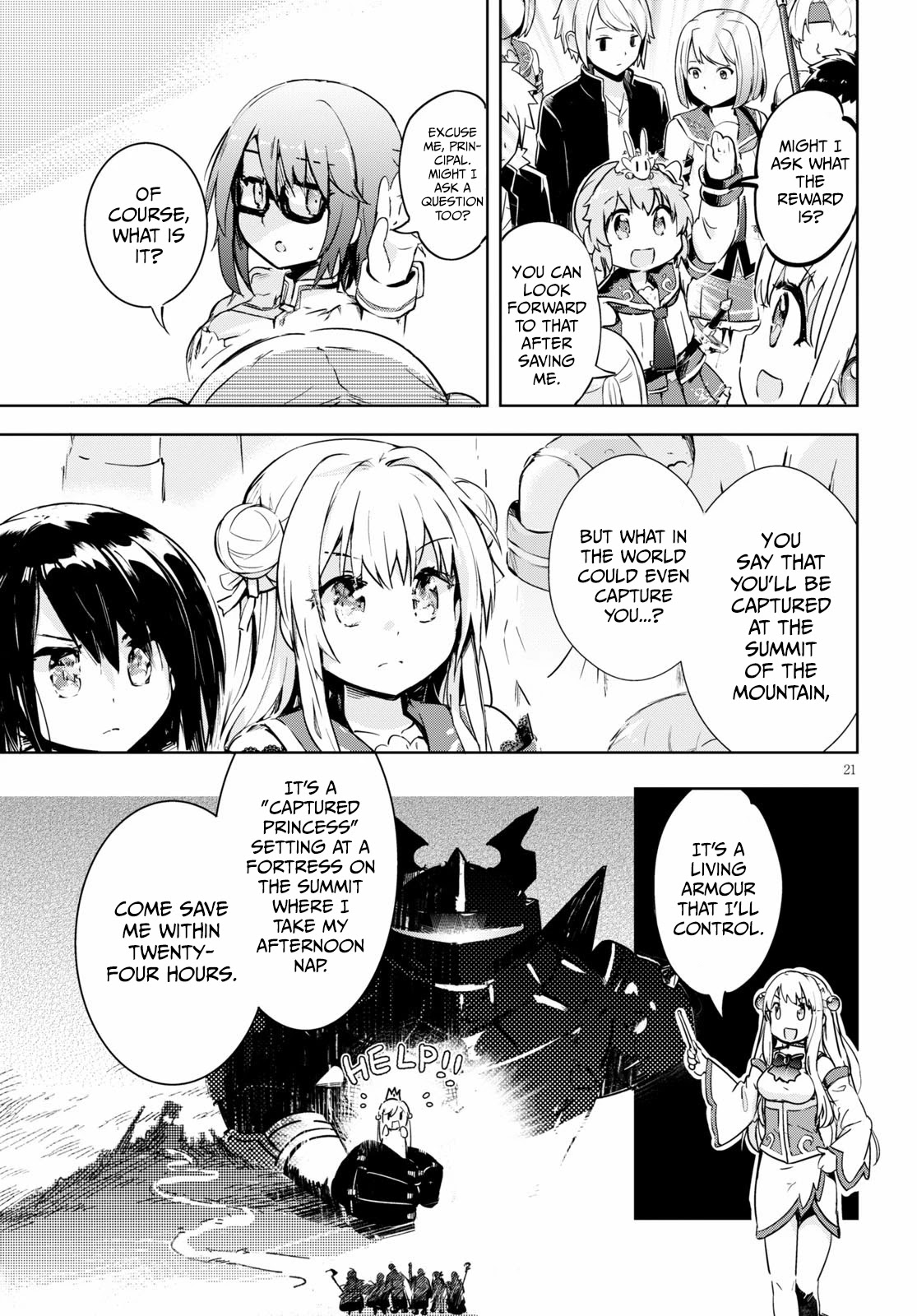 Kenshi o Mezashite Nyūgaku Shitanoni Mahō Tekisei 9999 Nandesukedo!? Chapter 30 page 22 - Chapter 30