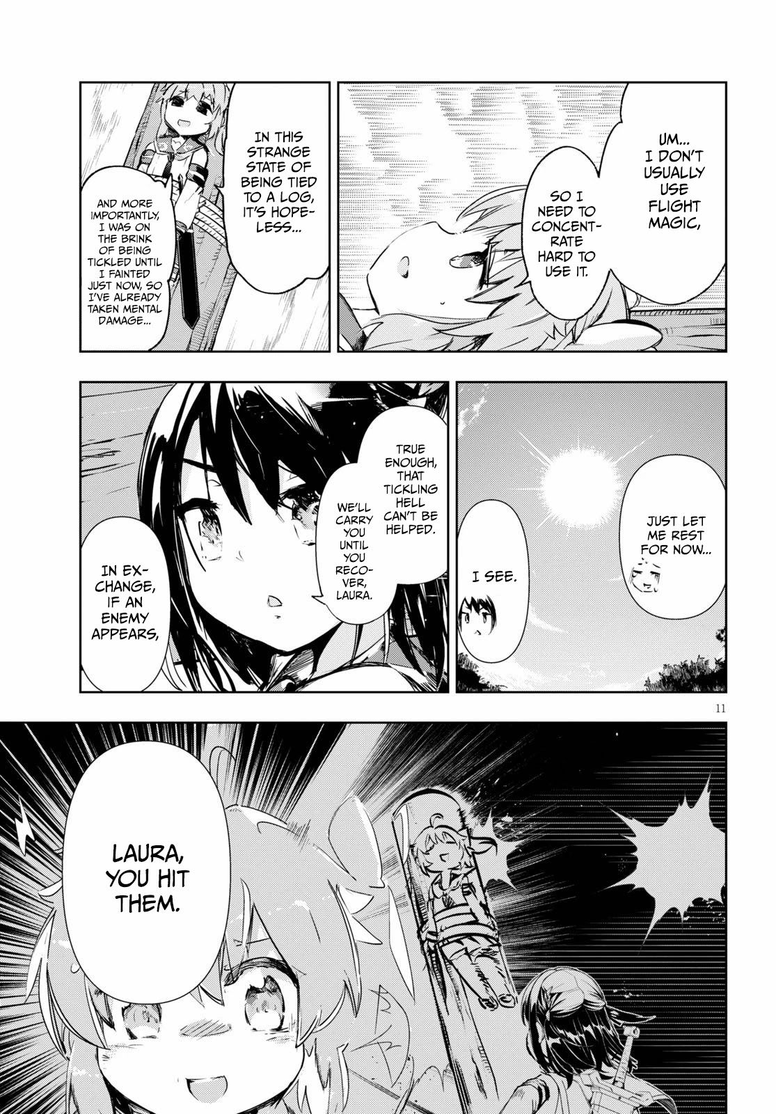 Kenshi o Mezashite Nyūgaku Shitanoni Mahō Tekisei 9999 Nandesukedo!? Chapter 31 page 11 - Chapter 31