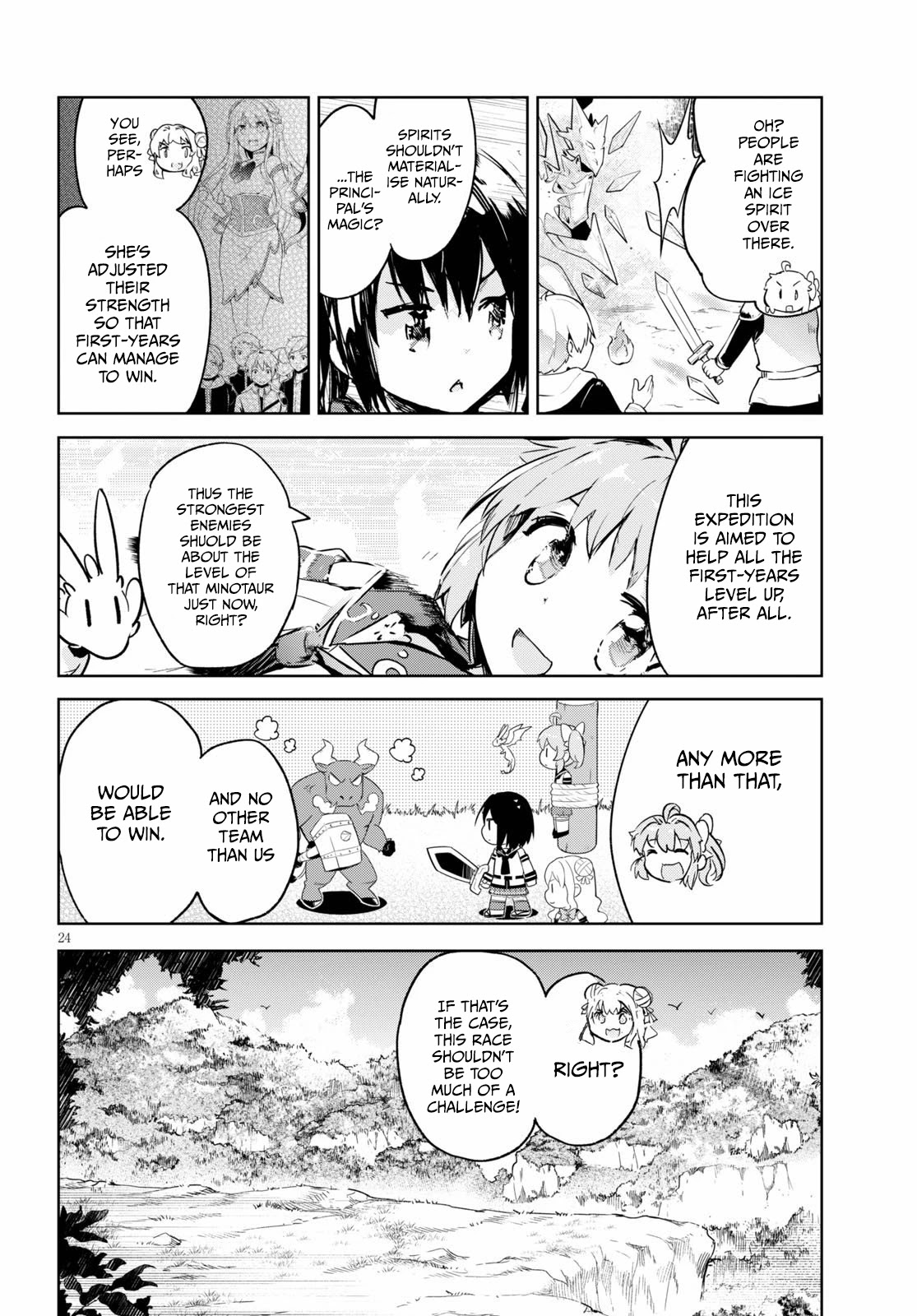 Kenshi o Mezashite Nyūgaku Shitanoni Mahō Tekisei 9999 Nandesukedo!? Chapter 31 page 24 - Chapter 31