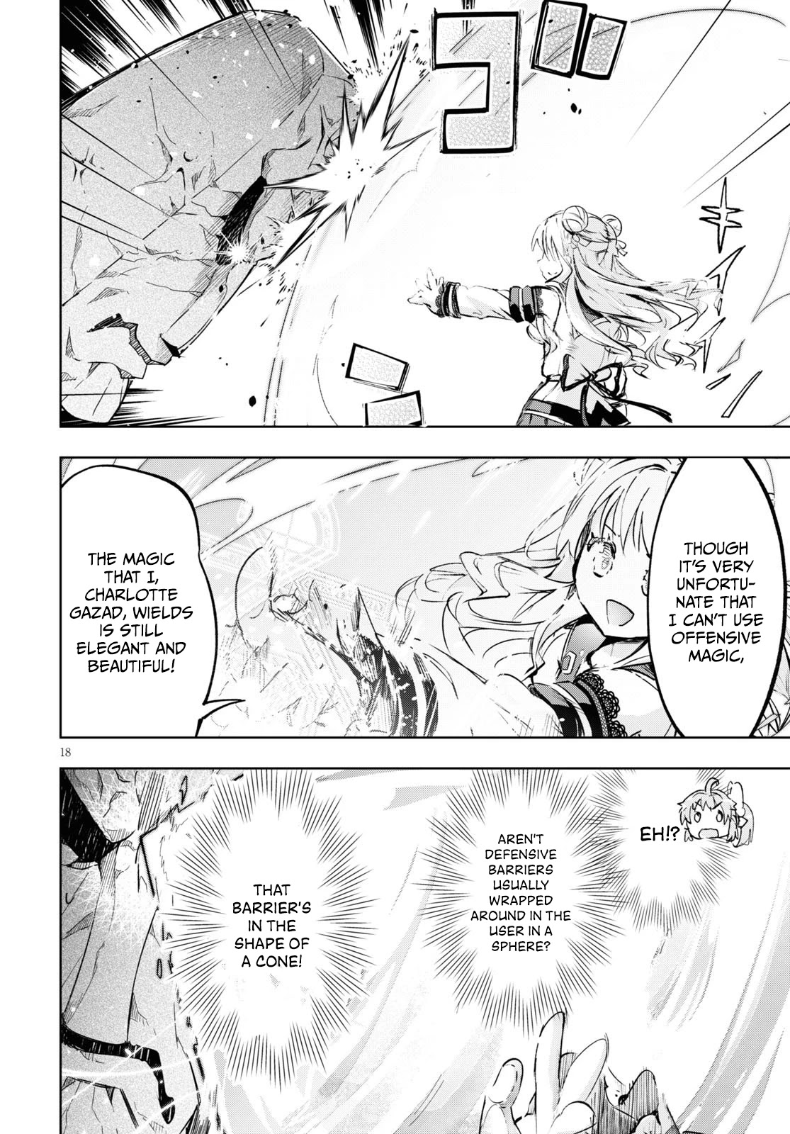 Kenshi o Mezashite Nyūgaku Shitanoni Mahō Tekisei 9999 Nandesukedo!? Chapter 33 page 19 - Chapter 33: New Techniques! Straight to the goal!