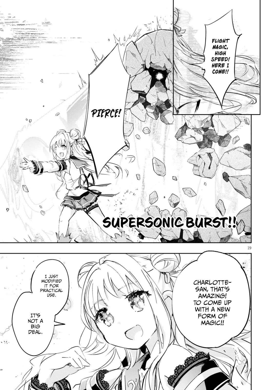 Kenshi o Mezashite Nyūgaku Shitanoni Mahō Tekisei 9999 Nandesukedo!? Chapter 33 page 20 - Chapter 33: New Techniques! Straight to the goal!