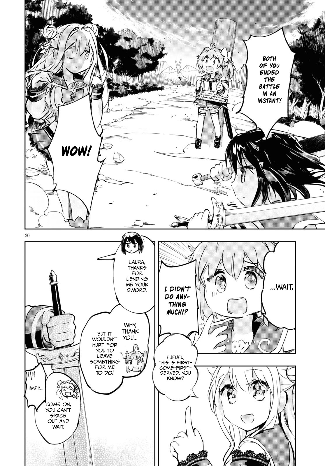 Kenshi o Mezashite Nyūgaku Shitanoni Mahō Tekisei 9999 Nandesukedo!? Chapter 33 page 21 - Chapter 33: New Techniques! Straight to the goal!