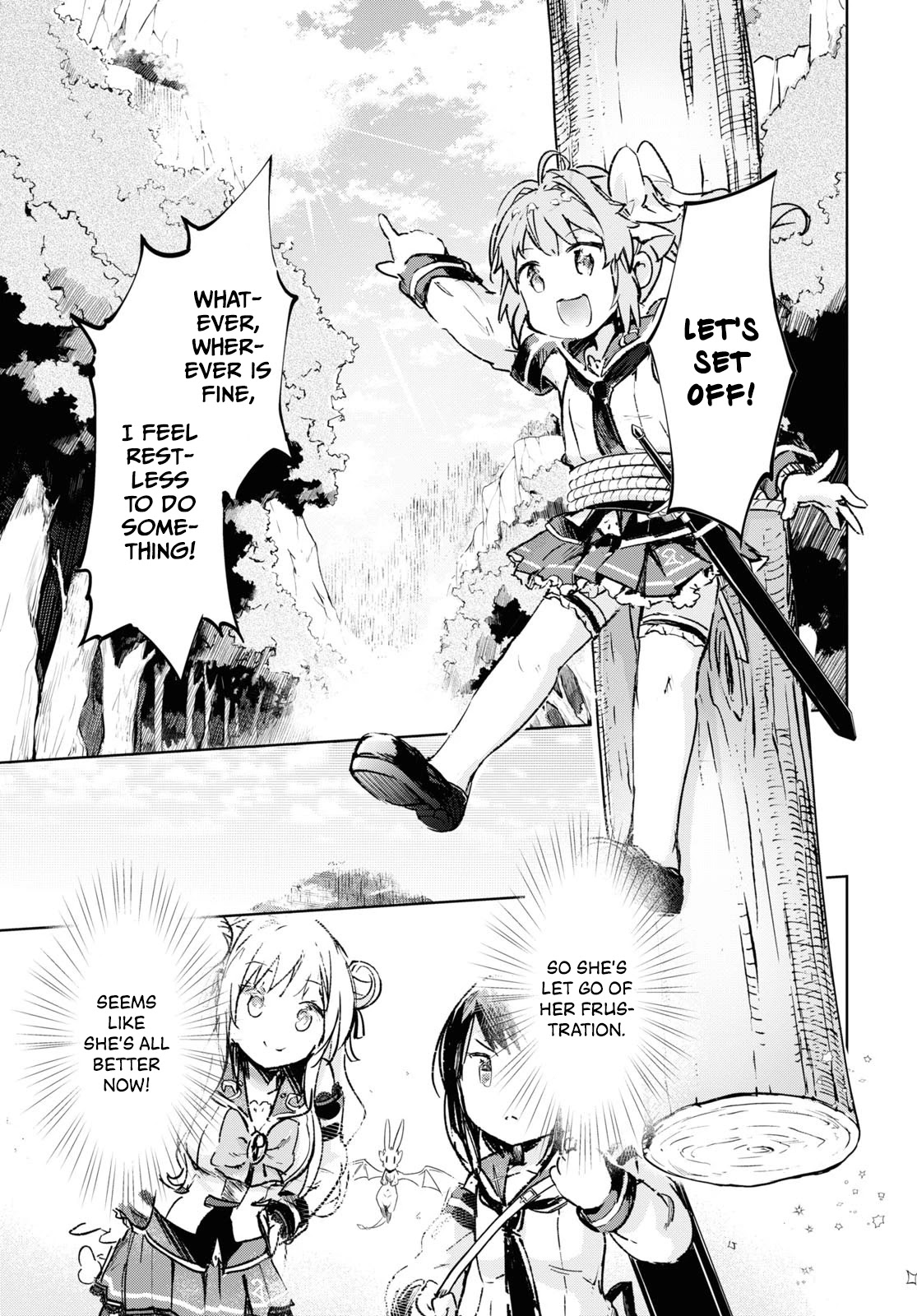 Kenshi o Mezashite Nyūgaku Shitanoni Mahō Tekisei 9999 Nandesukedo!? Chapter 33 page 4 - Chapter 33: New Techniques! Straight to the goal!