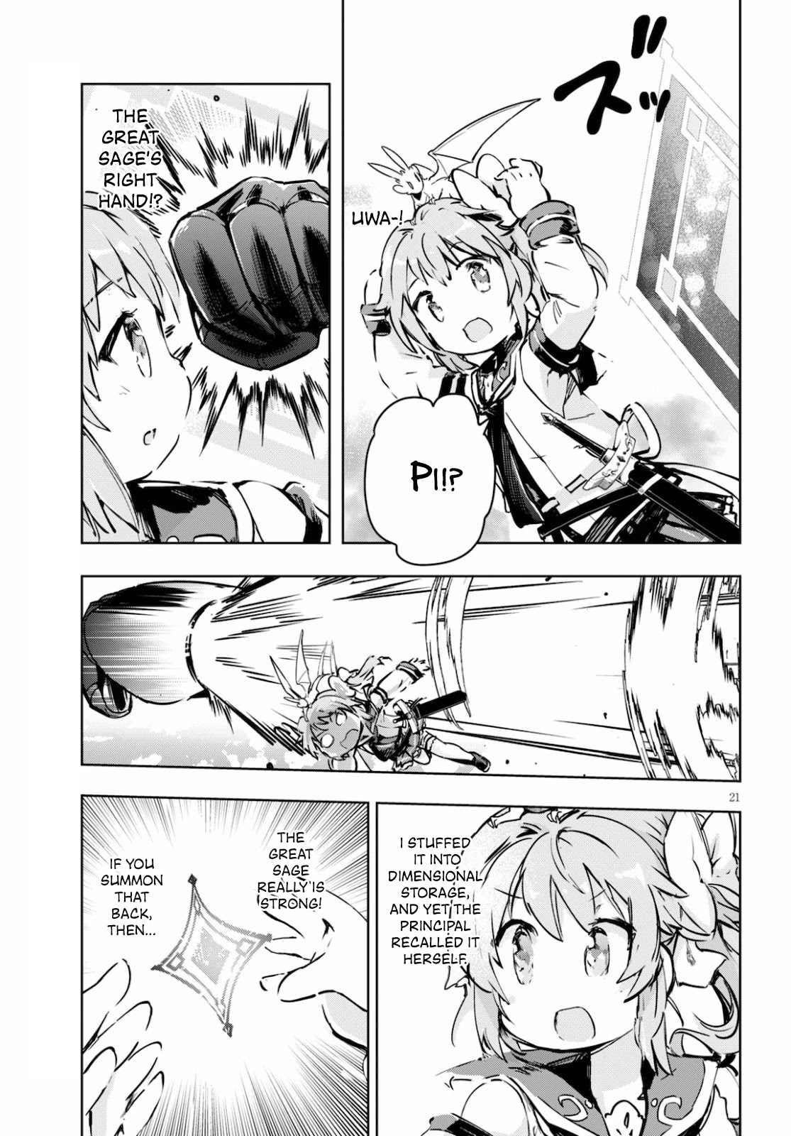 Kenshi o Mezashite Nyūgaku Shitanoni Mahō Tekisei 9999 Nandesukedo!? Chapter 34 page 20 - Chapter 34: The Decisive Battle! VS "The Great Sage"!?