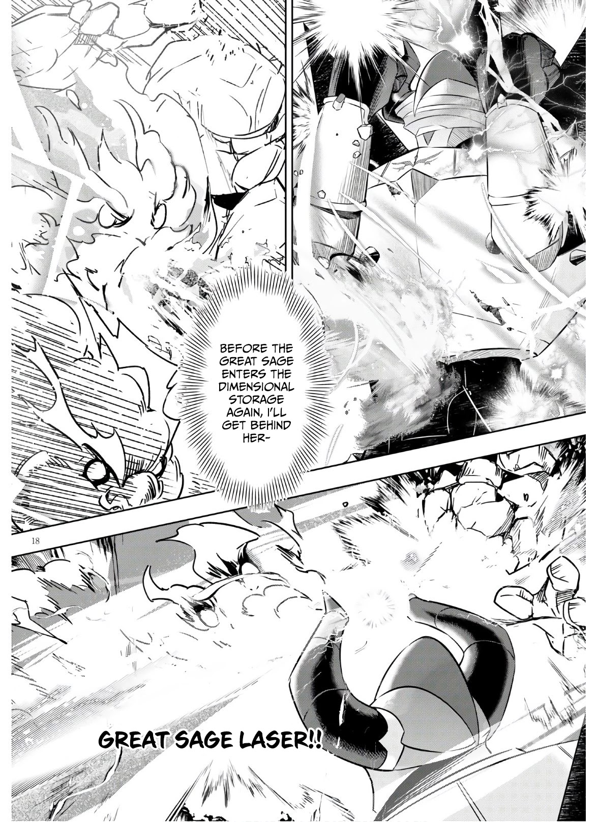 Kenshi o Mezashite Nyūgaku Shitanoni Mahō Tekisei 9999 Nandesukedo!? Chapter 35 page 18 - Chapter 35: The conclusion, with the Great Sage