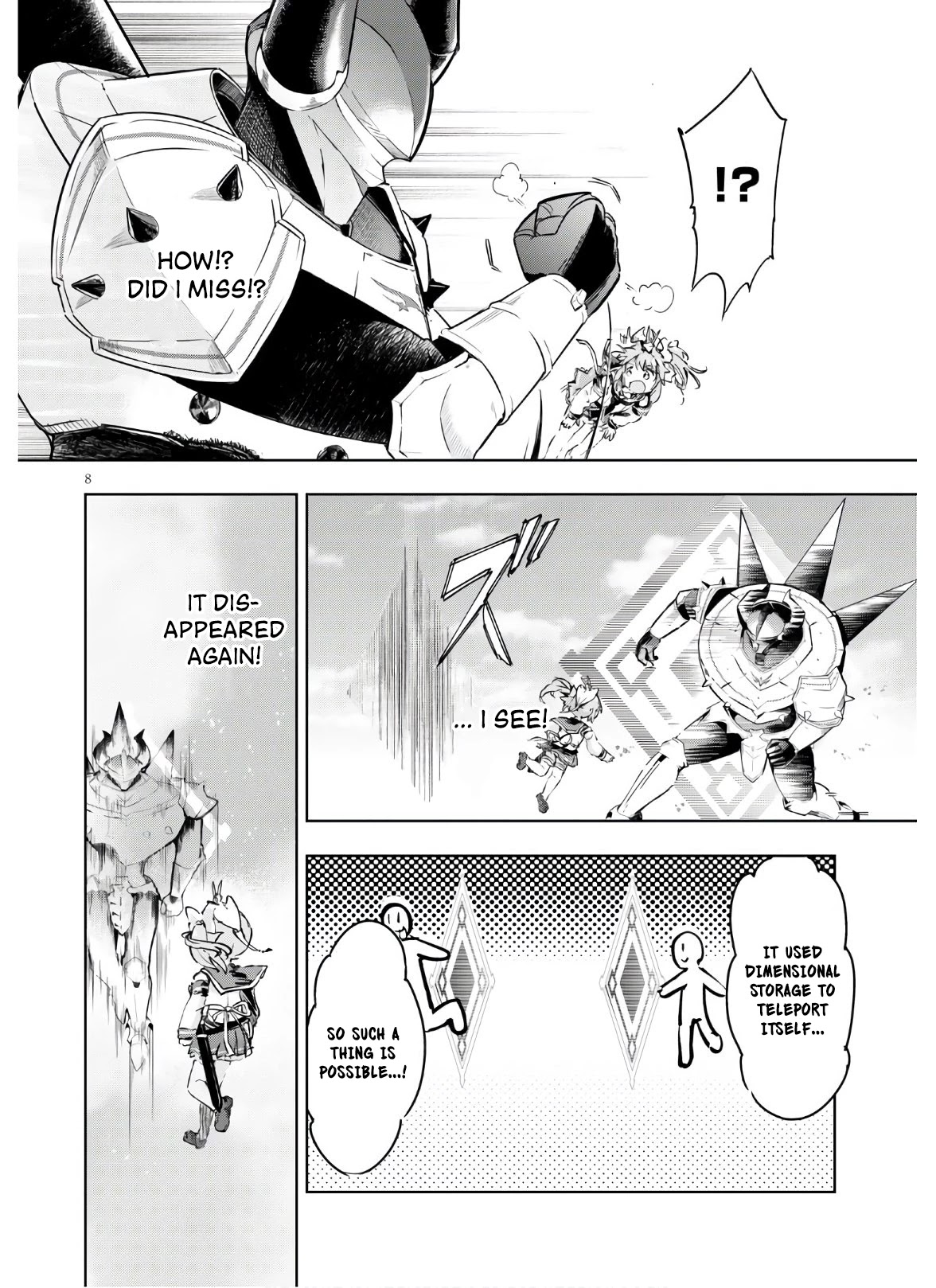 Kenshi o Mezashite Nyūgaku Shitanoni Mahō Tekisei 9999 Nandesukedo!? Chapter 35 page 8 - Chapter 35: The conclusion, with the Great Sage