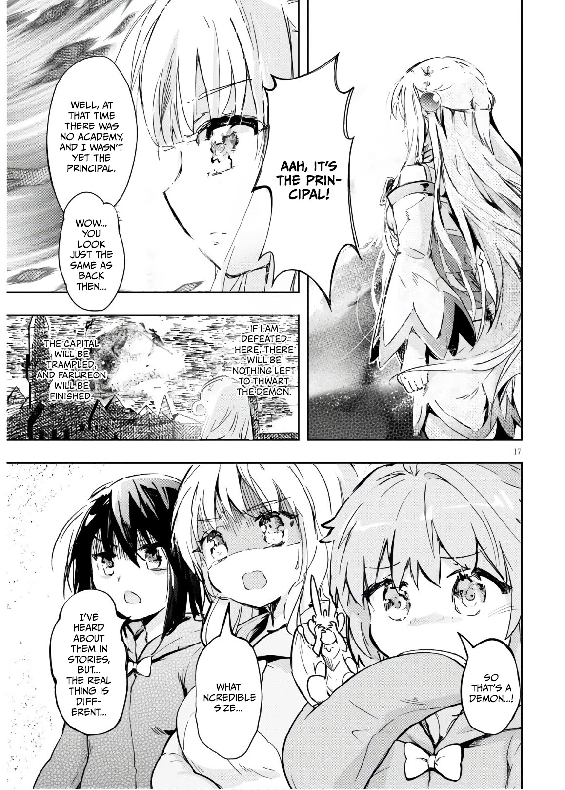 Kenshi o Mezashite Nyūgaku Shitanoni Mahō Tekisei 9999 Nandesukedo!? Chapter 36 page 17 - Chapter 36: The Principal's Reward