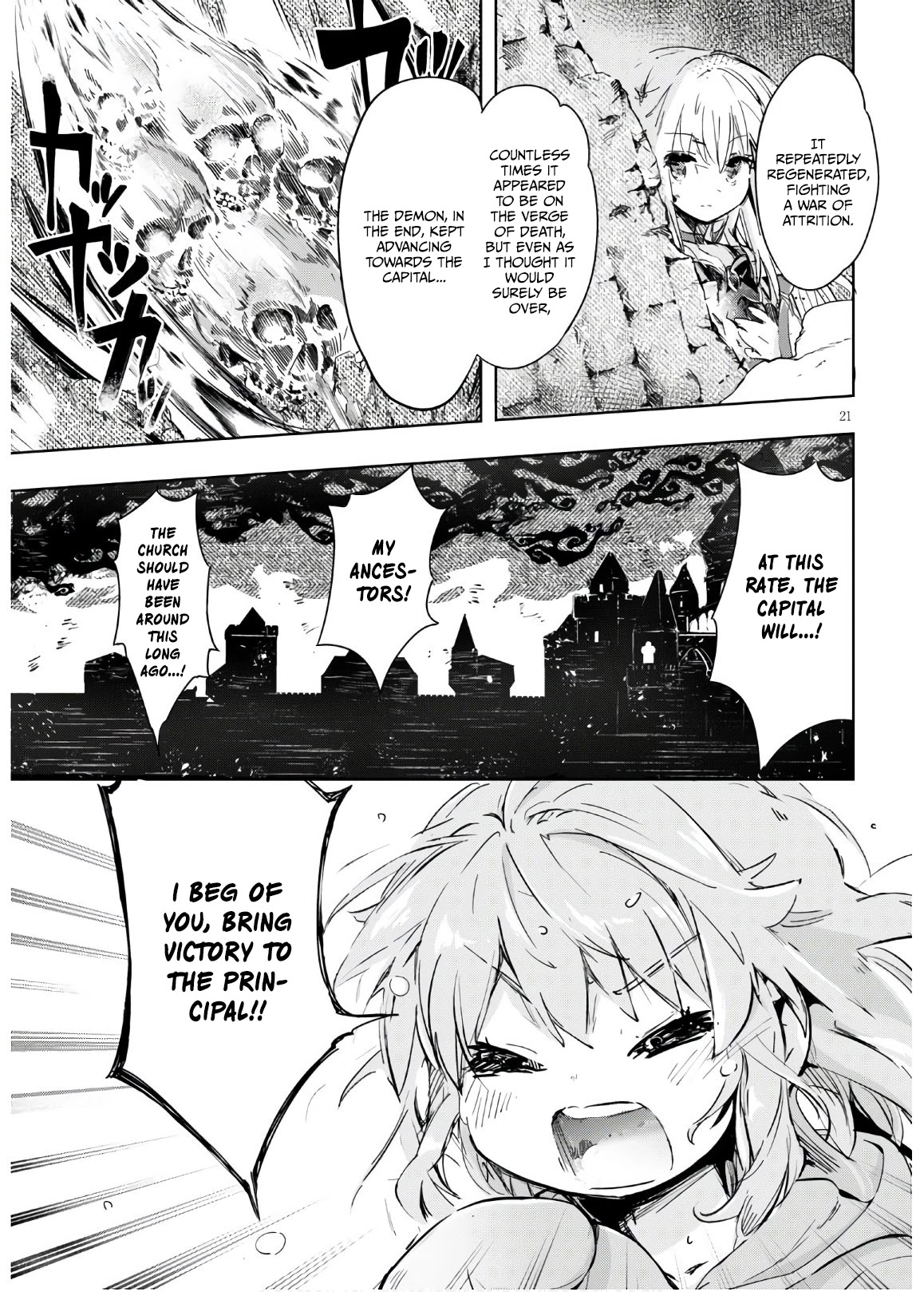 Kenshi o Mezashite Nyūgaku Shitanoni Mahō Tekisei 9999 Nandesukedo!? Chapter 36 page 21 - Chapter 36: The Principal's Reward