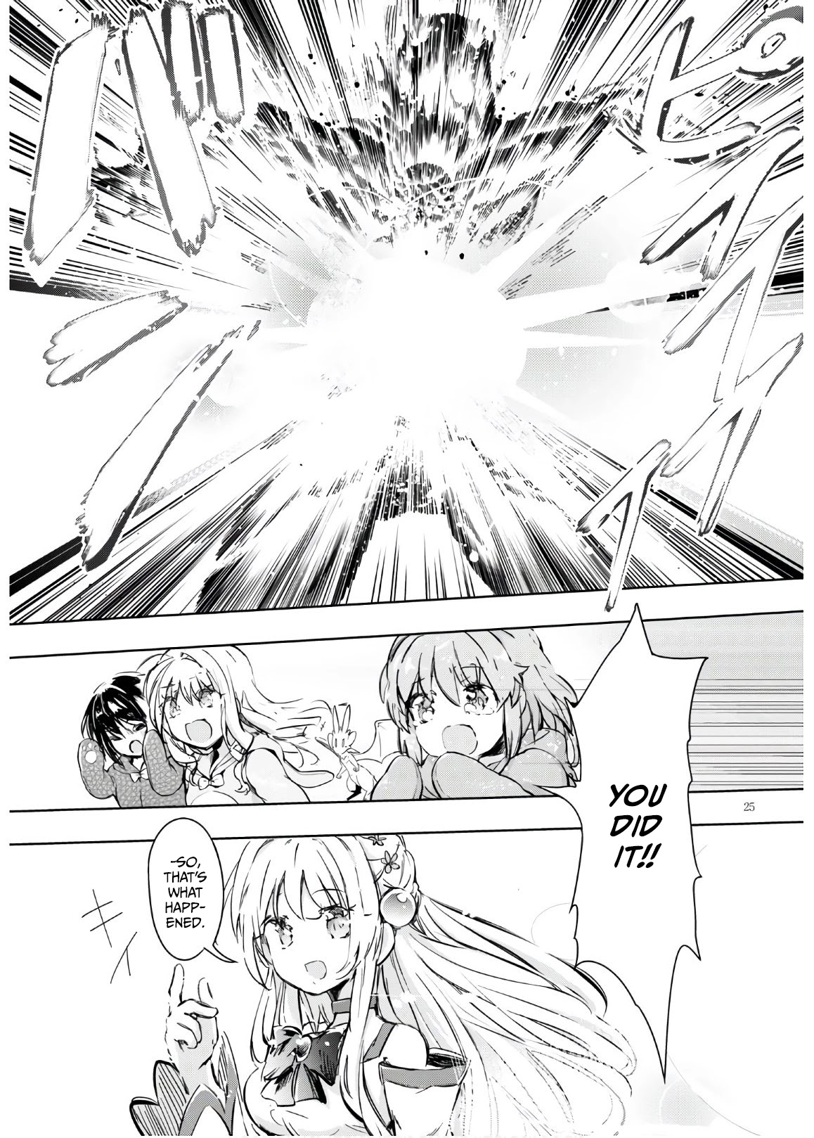 Kenshi o Mezashite Nyūgaku Shitanoni Mahō Tekisei 9999 Nandesukedo!? Chapter 36 page 25 - Chapter 36: The Principal's Reward