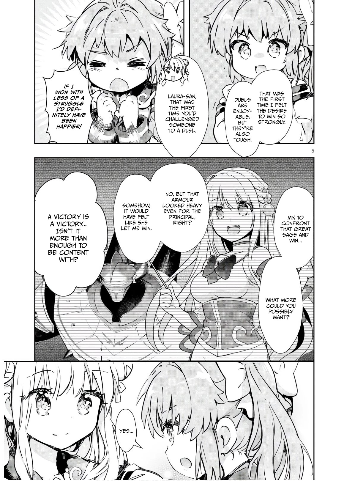 Kenshi o Mezashite Nyūgaku Shitanoni Mahō Tekisei 9999 Nandesukedo!? Chapter 36 page 5 - Chapter 36: The Principal's Reward