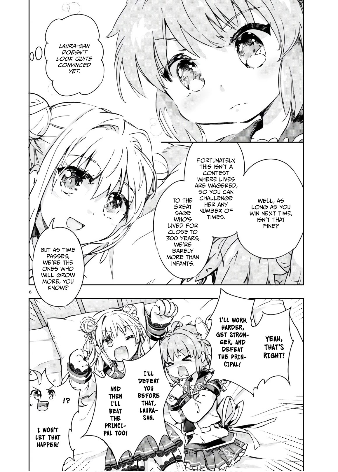 Kenshi o Mezashite Nyūgaku Shitanoni Mahō Tekisei 9999 Nandesukedo!? Chapter 36 page 6 - Chapter 36: The Principal's Reward
