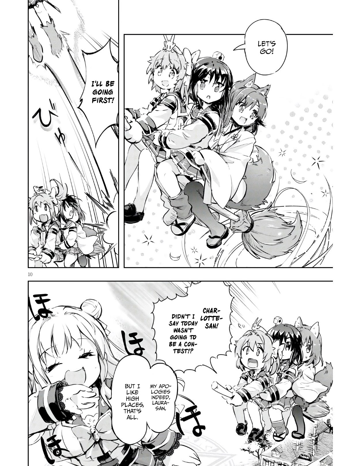 Kenshi o Mezashite Nyūgaku Shitanoni Mahō Tekisei 9999 Nandesukedo!? Chapter 37 page 11 - Chapter 37: A leisurely stroll in the sky after school!