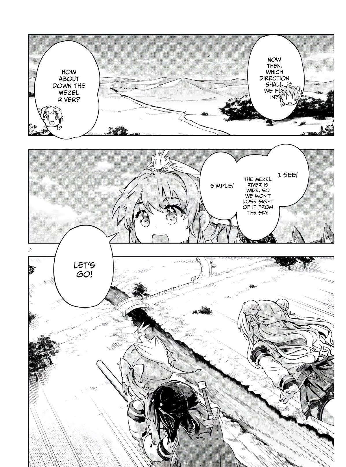 Kenshi o Mezashite Nyūgaku Shitanoni Mahō Tekisei 9999 Nandesukedo!? Chapter 37 page 13 - Chapter 37: A leisurely stroll in the sky after school!