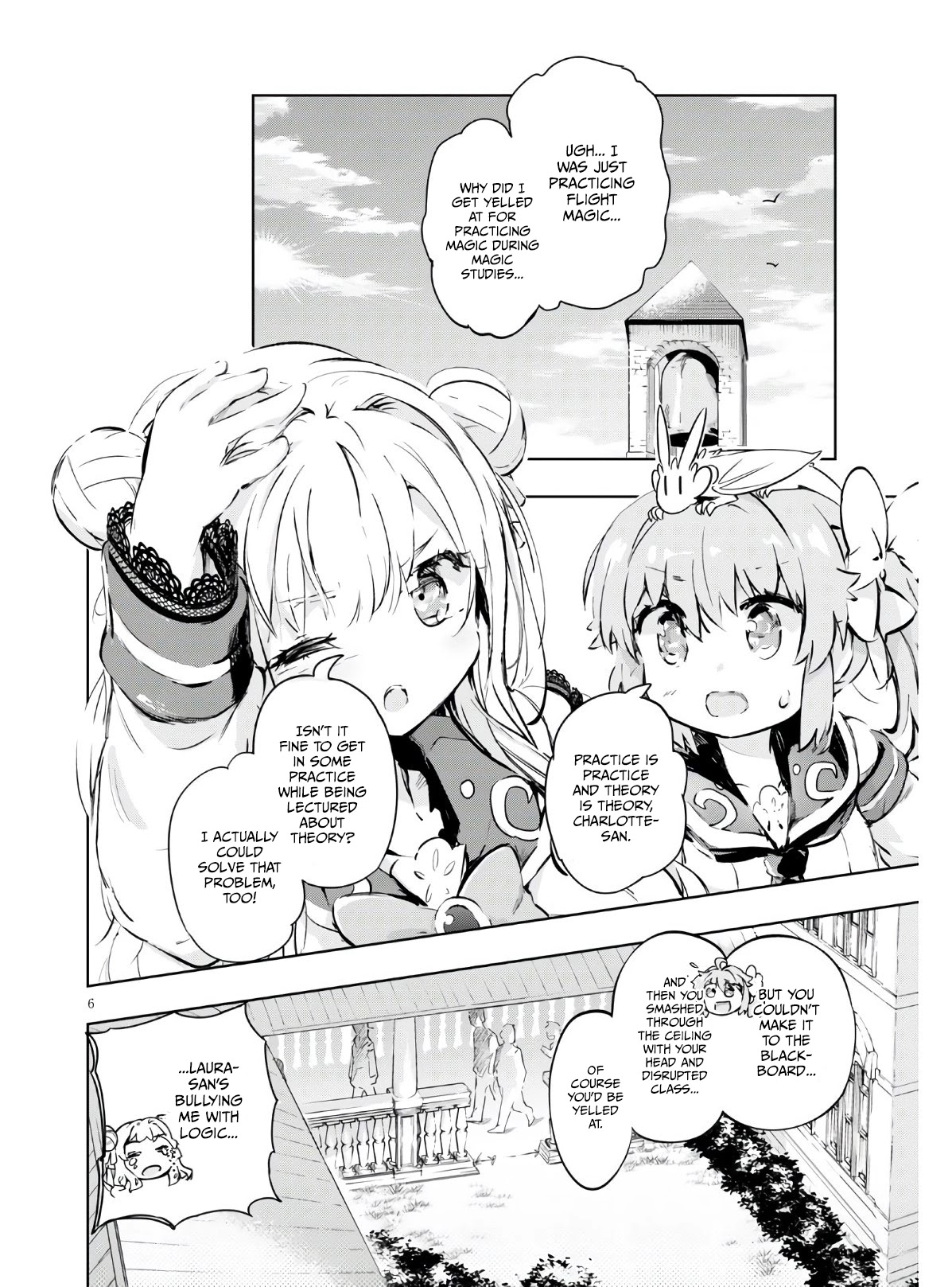 Kenshi o Mezashite Nyūgaku Shitanoni Mahō Tekisei 9999 Nandesukedo!? Chapter 37 page 7 - Chapter 37: A leisurely stroll in the sky after school!