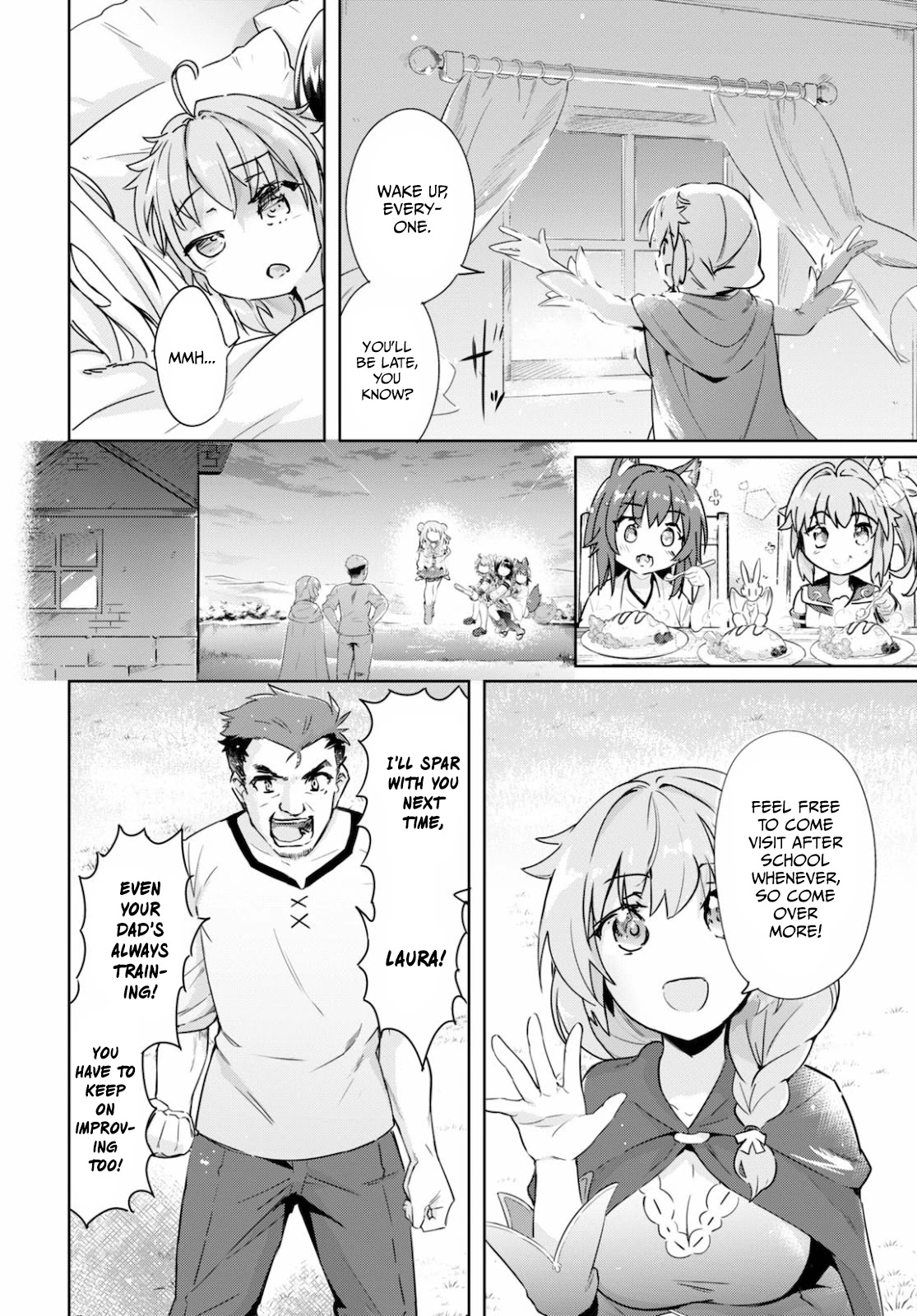 Kenshi o Mezashite Nyūgaku Shitanoni Mahō Tekisei 9999 Nandesukedo!? Chapter 38 page 28 - Chapter 38: An Unexpected Homecoming